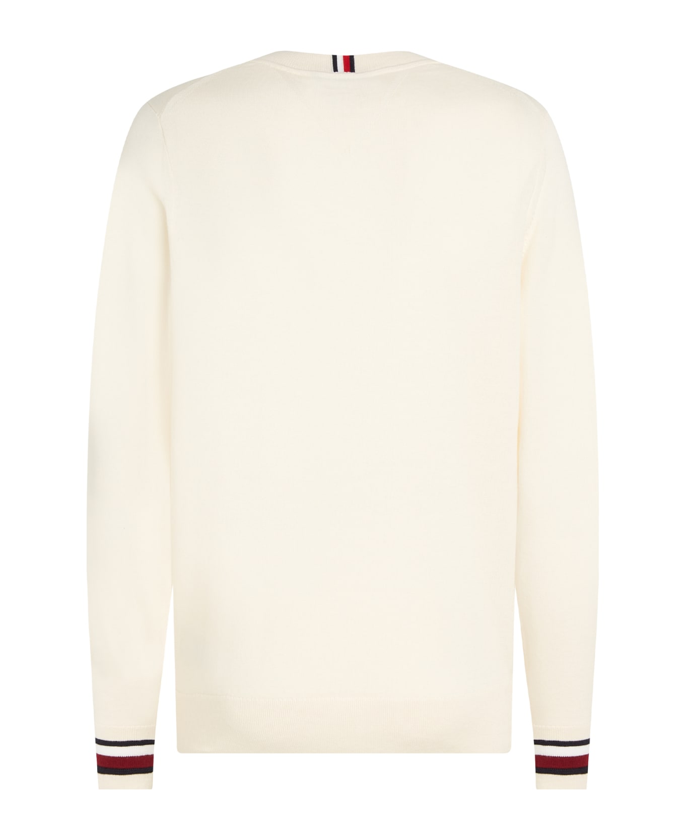 Tommy Hilfiger Global Stripe Pullover With Logo - CALICO