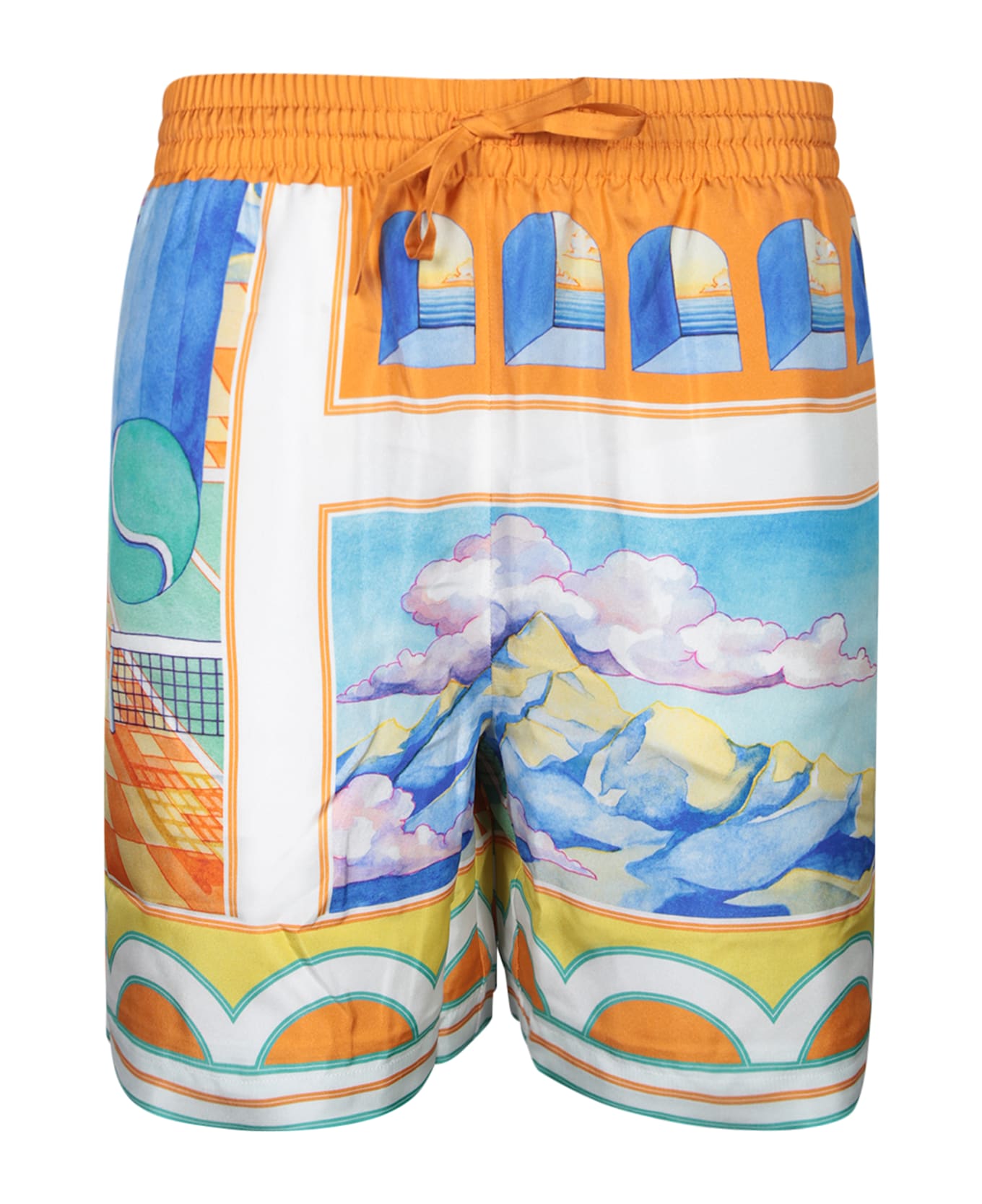 Casablanca Surreal Pool Multicolor Shorts - Multi