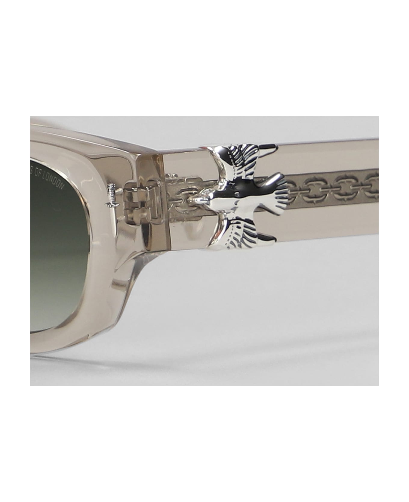 Cutler and Gross The Great Frog Sunglasses In Transparent Acetate - transparent