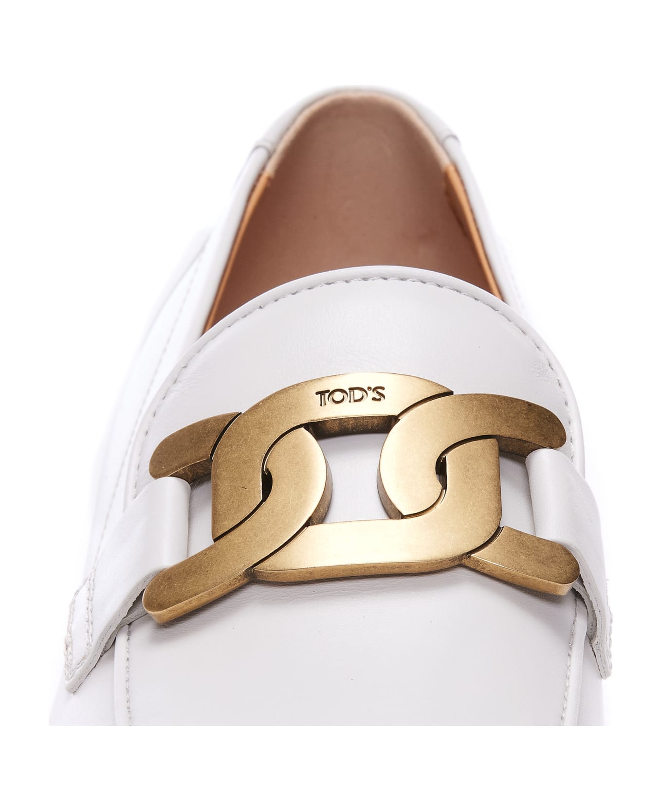 tods heeled loafers