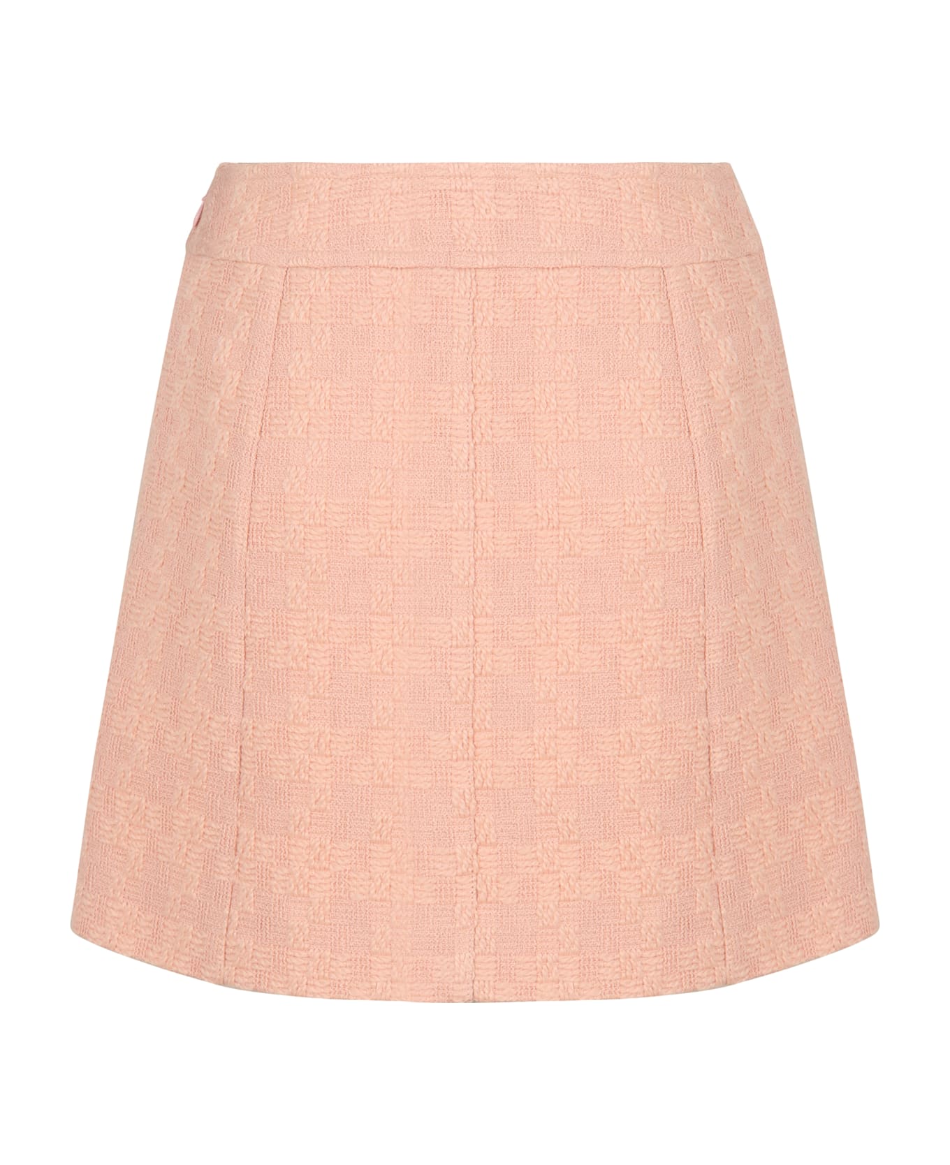 Celine Wool Blend Mini Skirt - Pink