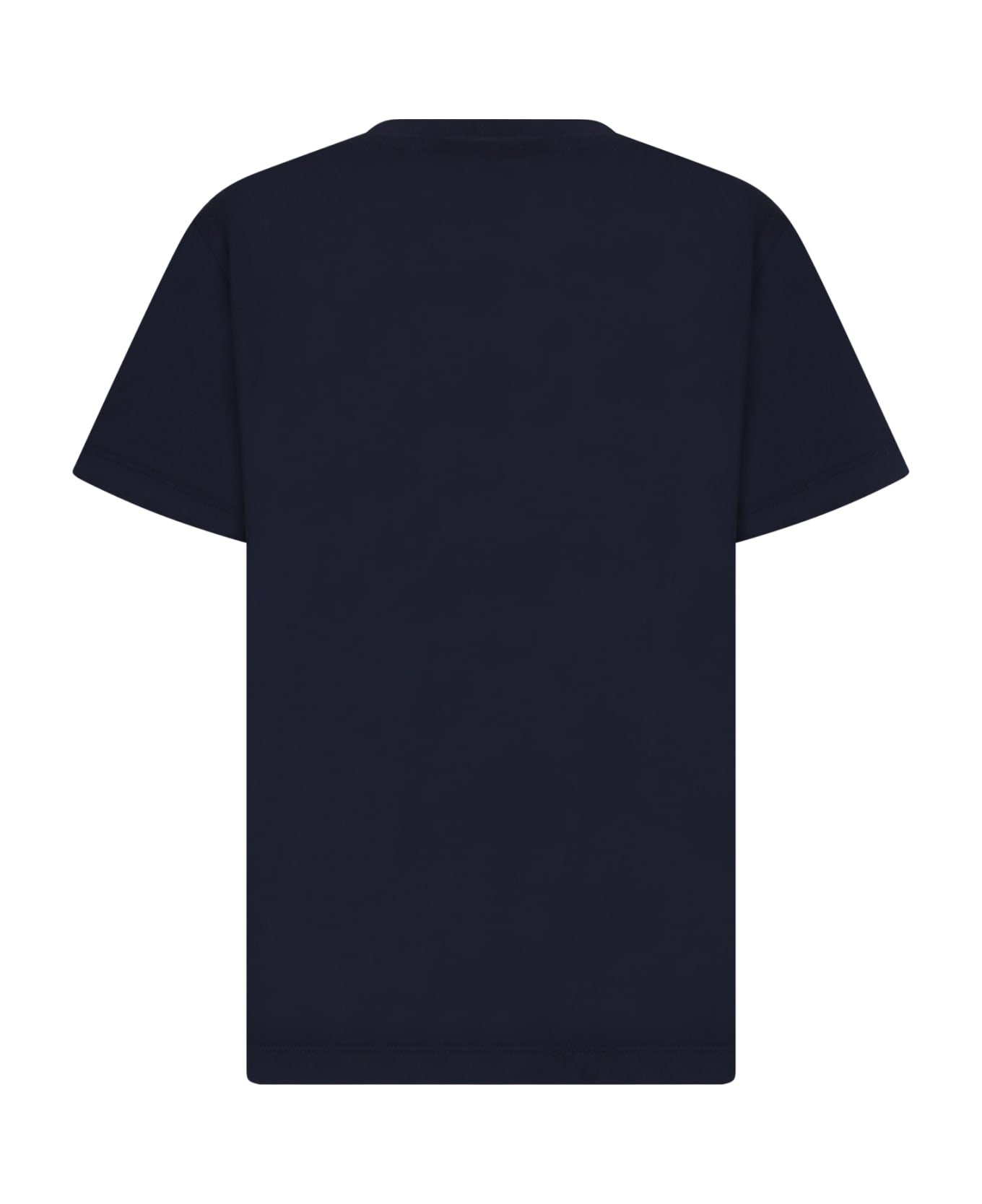 Neil Barrett Blue T-shirt For Boy With Logo - Blue Tシャツ＆ポロシャツ