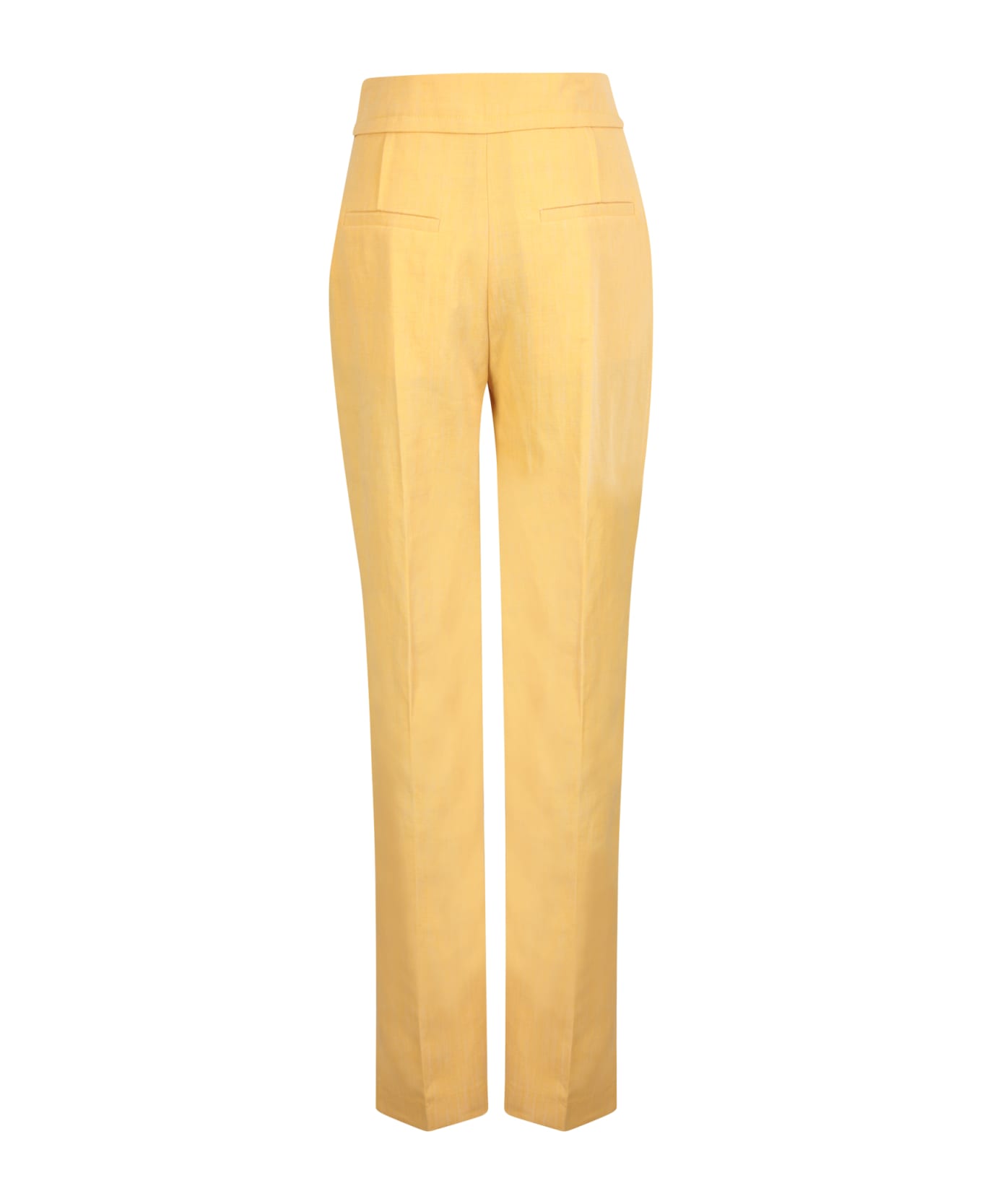 Jacquemus 'tibau' Pleat-front Trousers - Yellow