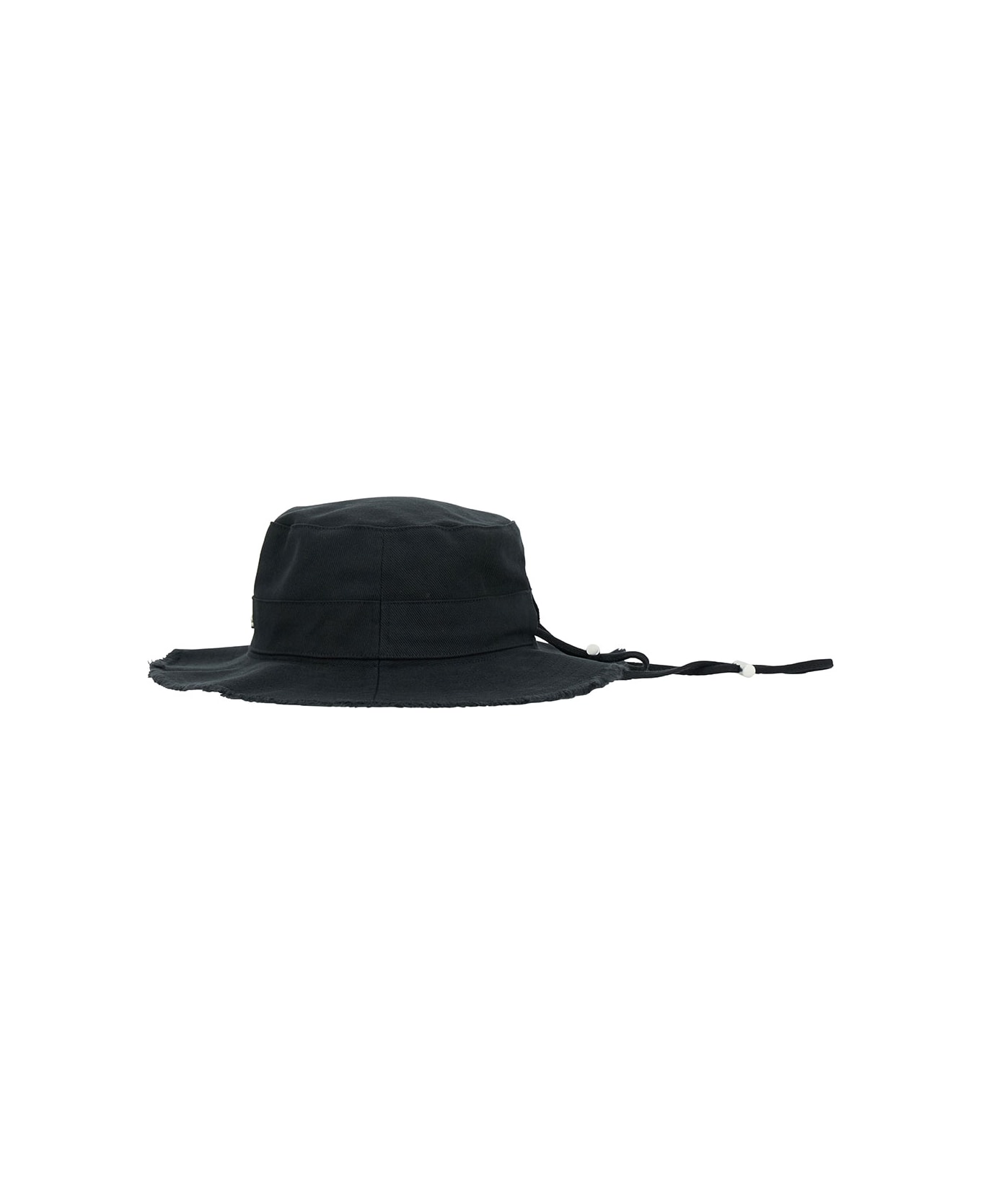 Jacquemus Le Bob Artichaut Cotton Hat - Black