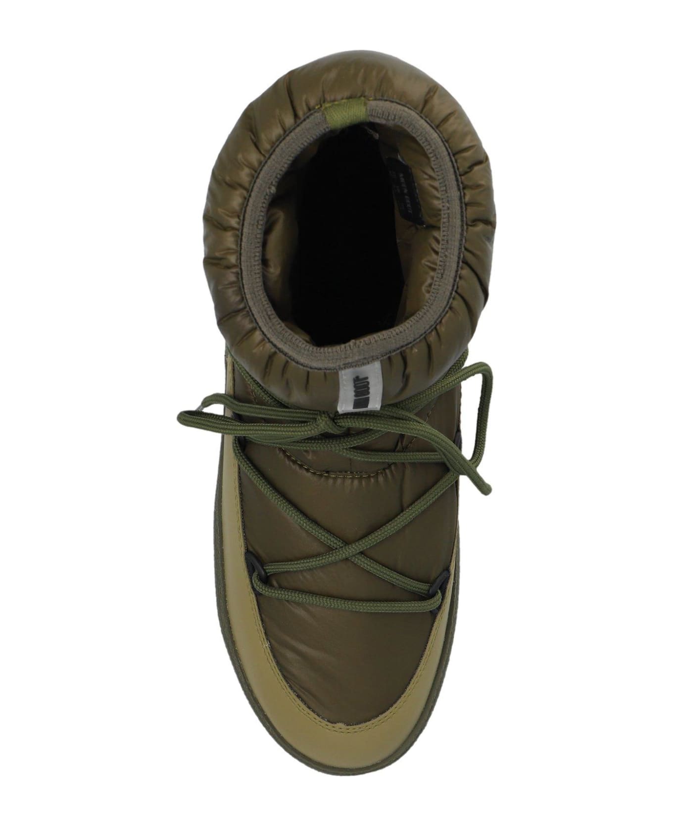 Moon Boot Mtrack Low Padded Boots - Kaki ブーツ