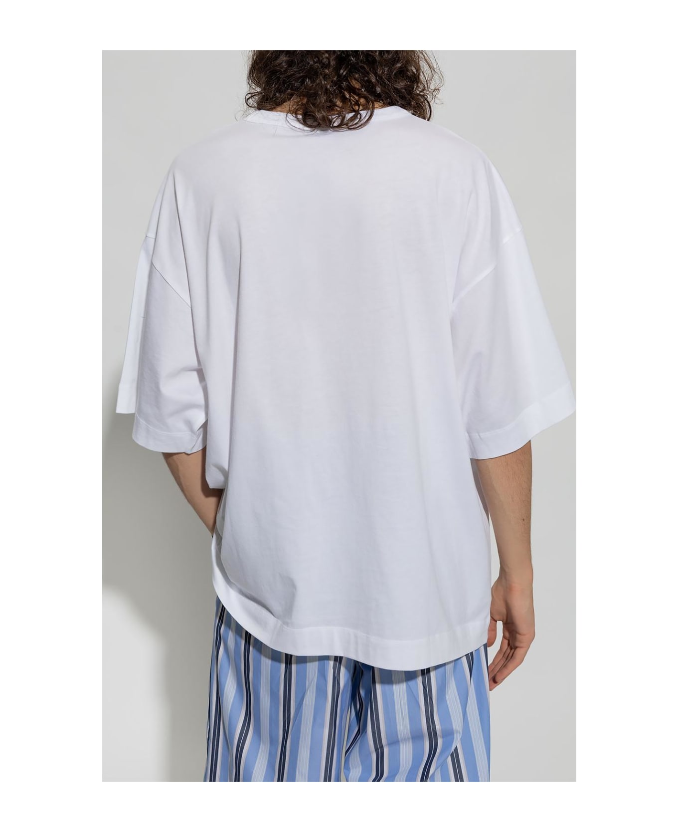 Dries Van Noten Cotton T-shirt - WHITE シャツ