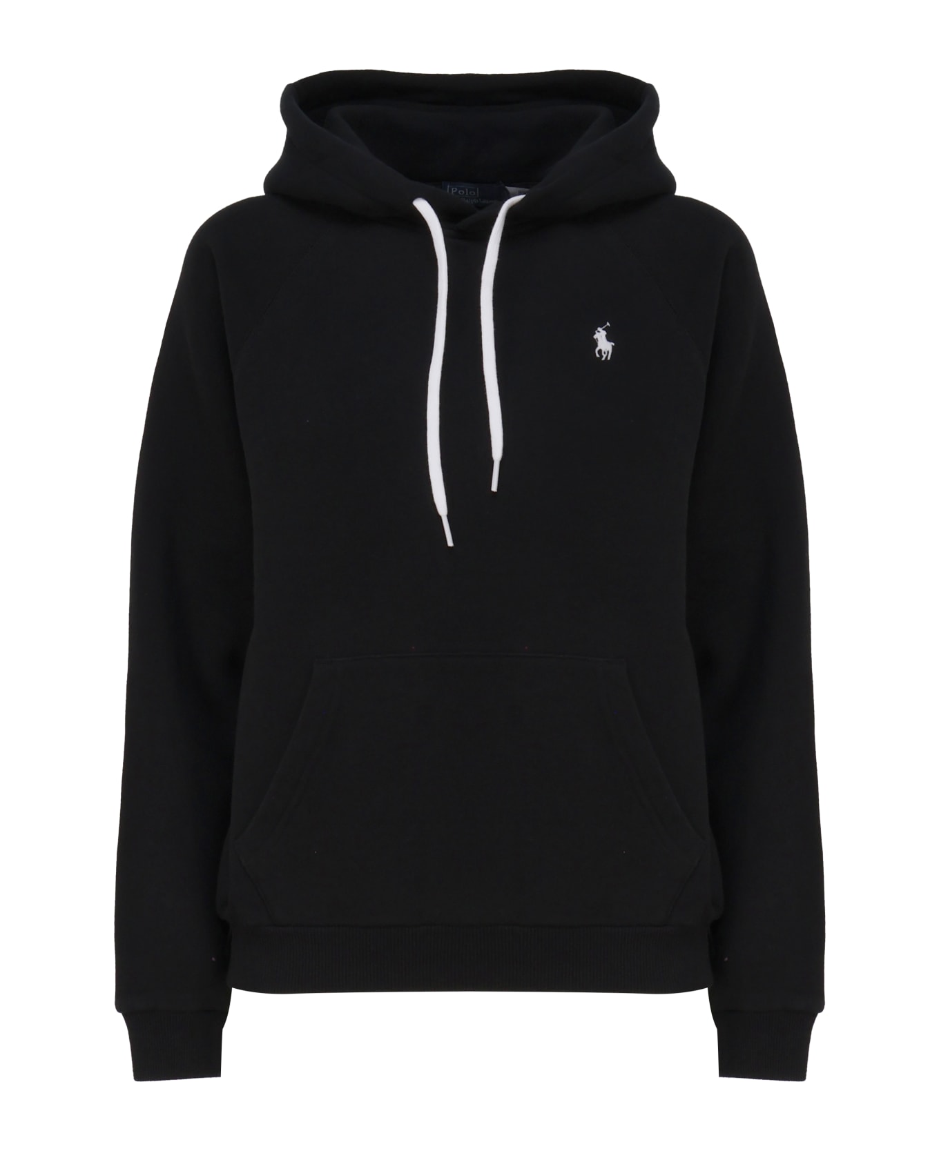 Polo Ralph Lauren Black Cotton Blend Sweatshirt - POLOBLACK