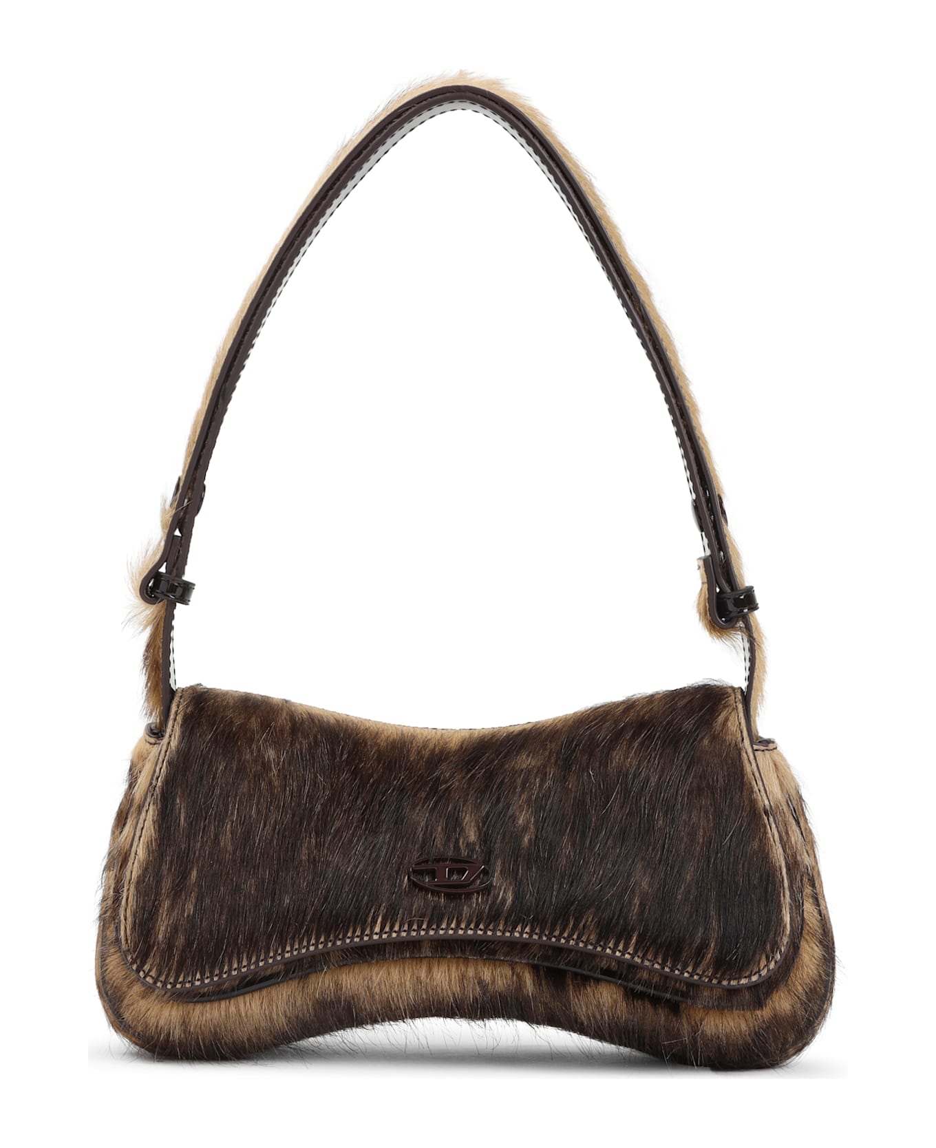 Diesel Play Clutch Bag - Brown