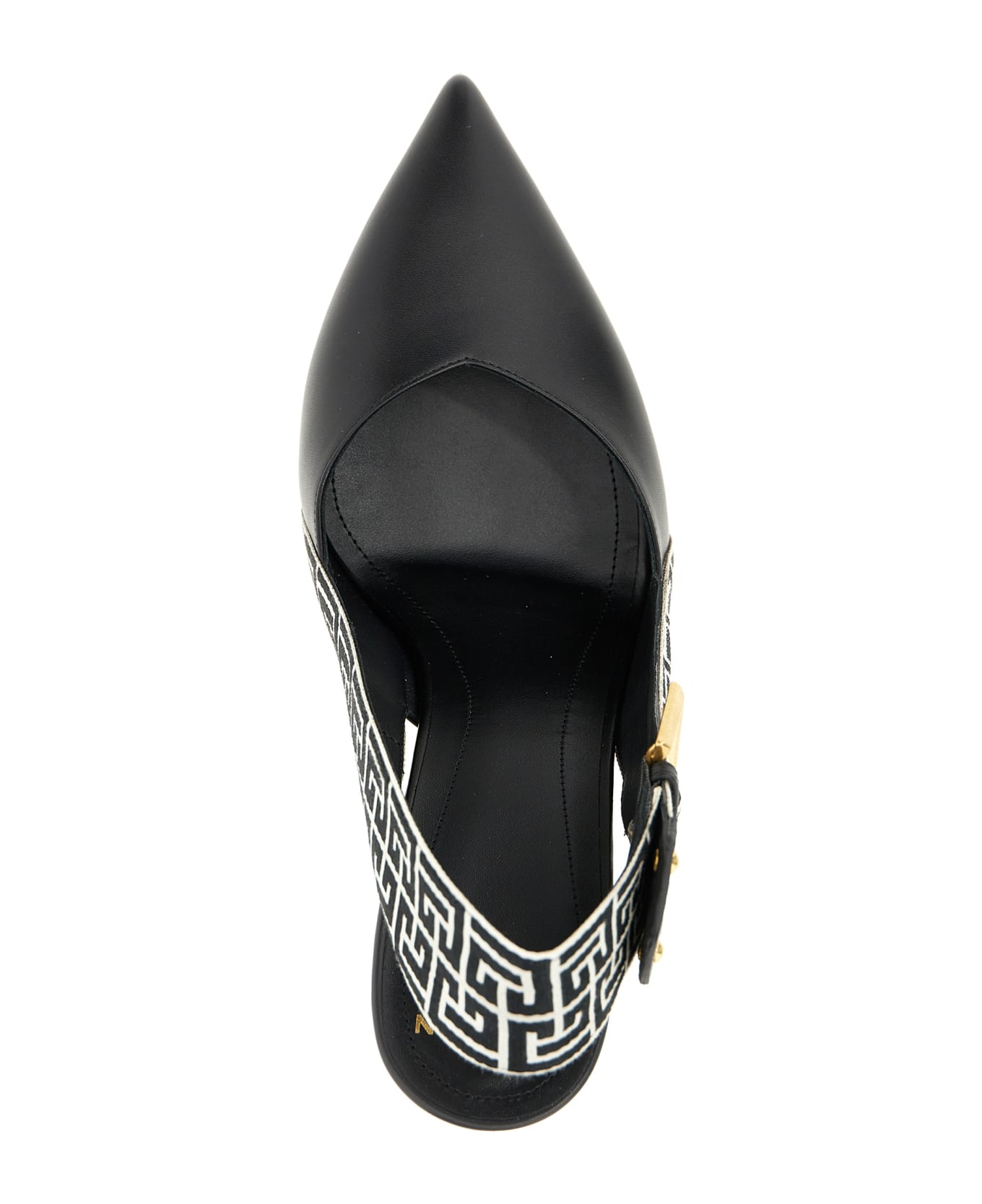 Balmain 'ruby' Slingbacks - White/Black