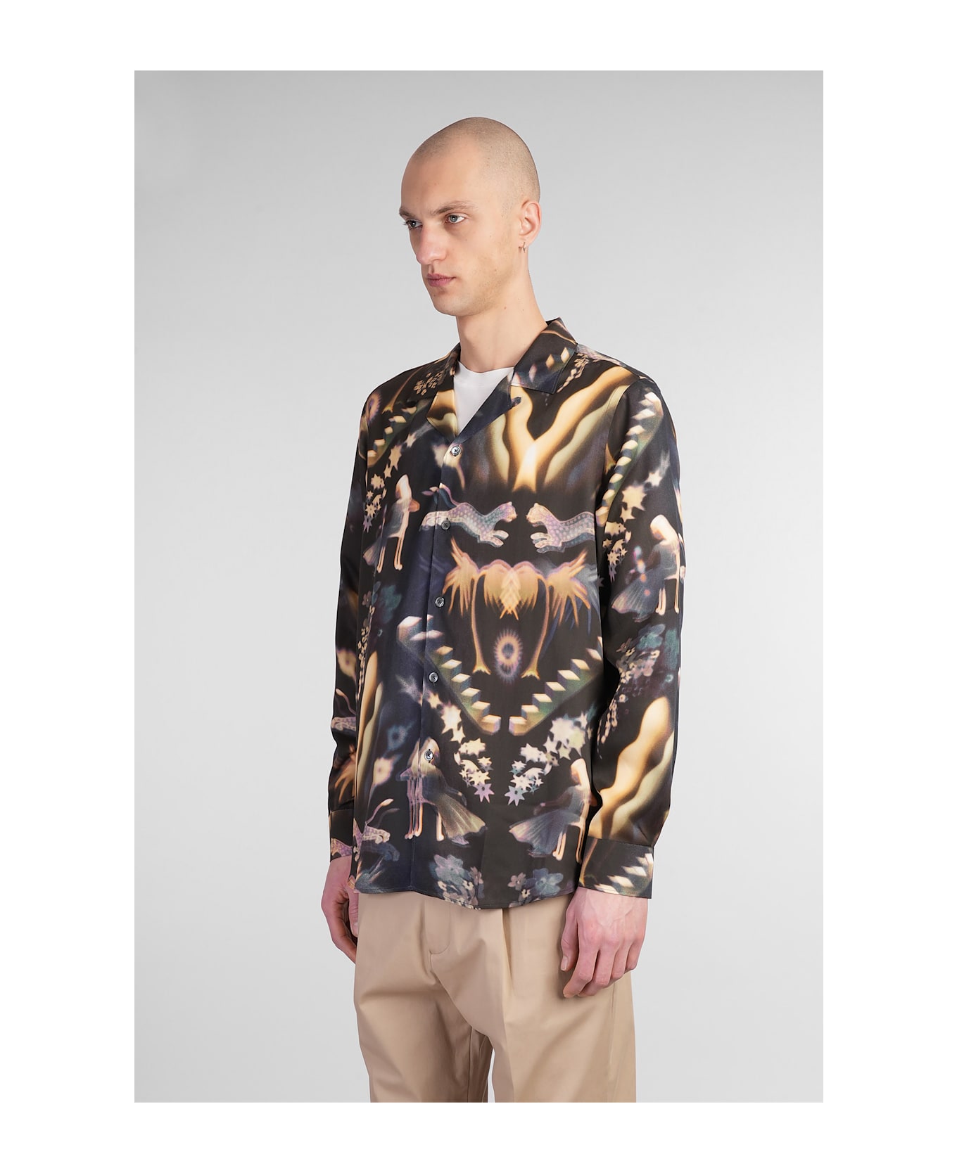 Paul Smith Shirt In Multicolor Wool And Polyester - multicolor