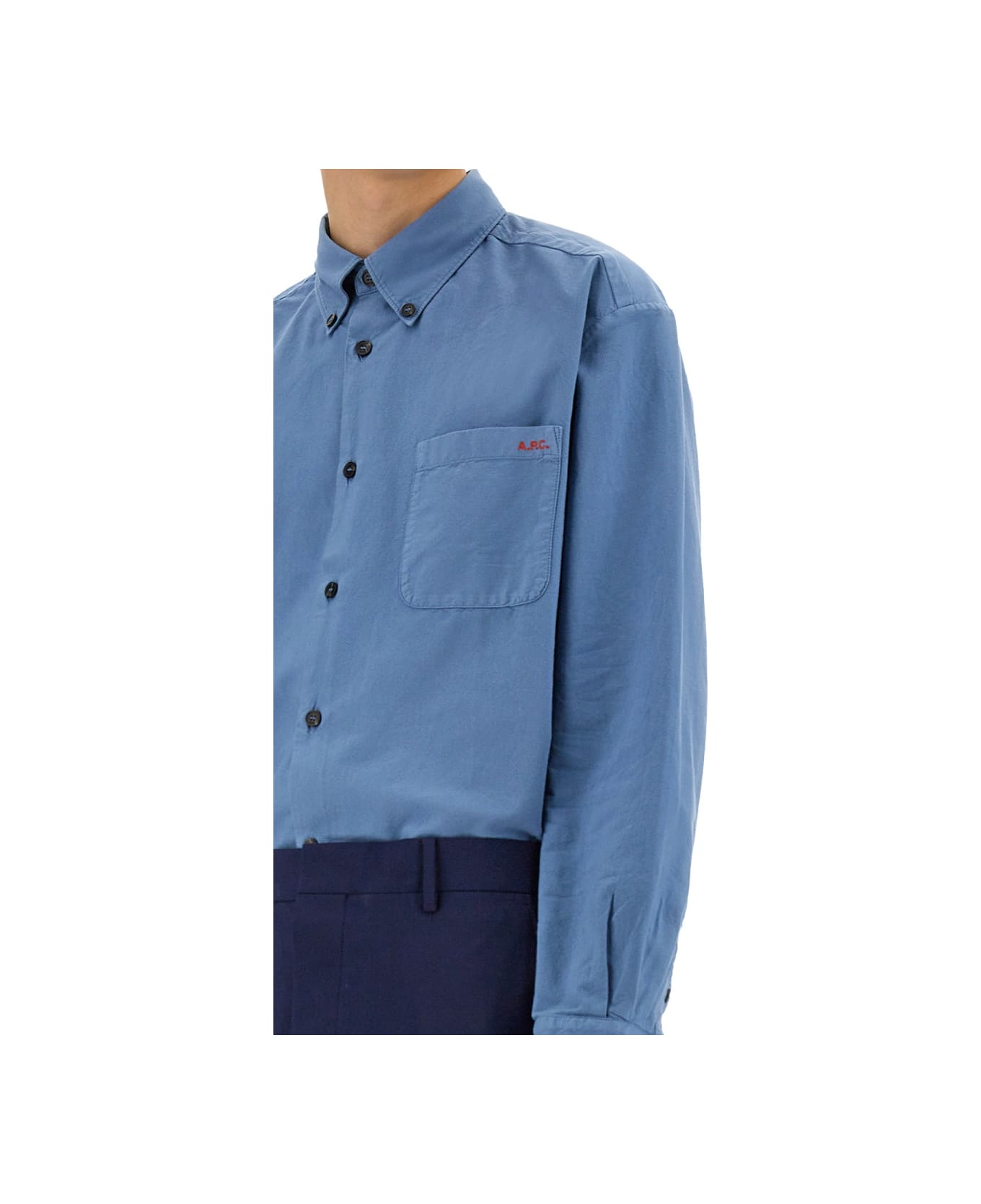 A.P.C. Shirt "mateo" - BLUE