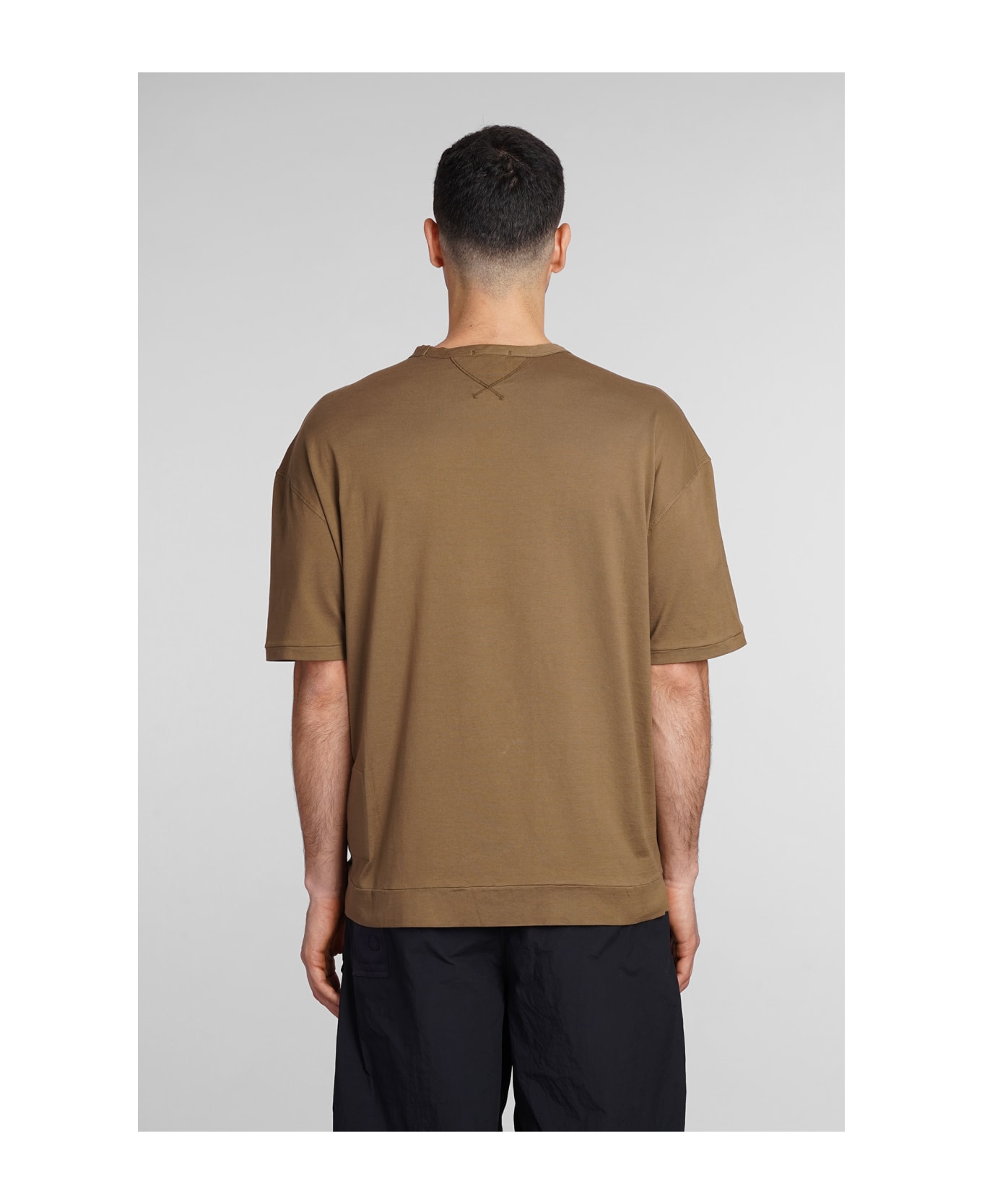 Ten C T-shirt In Brown Cotton - brown