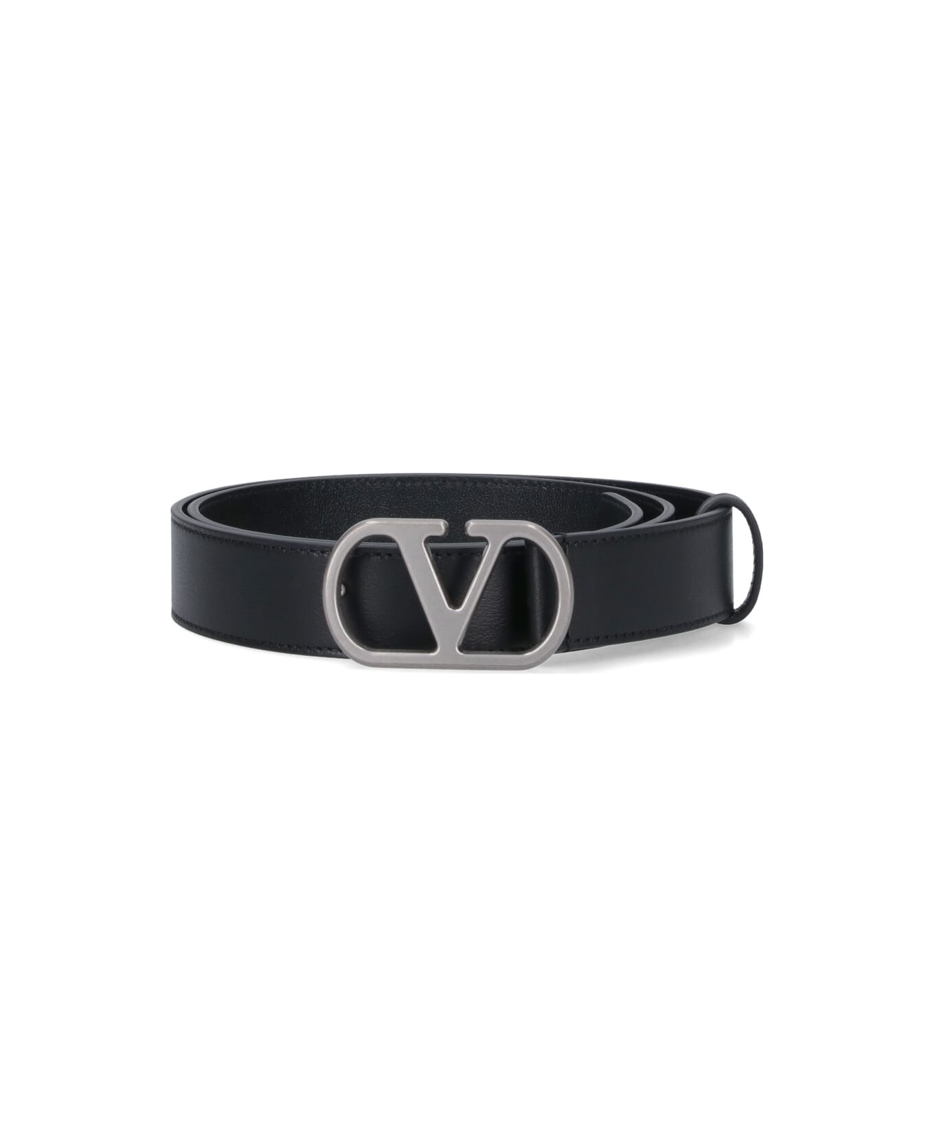 Valentino Garavani "vlogo Signature" Belt - Black  