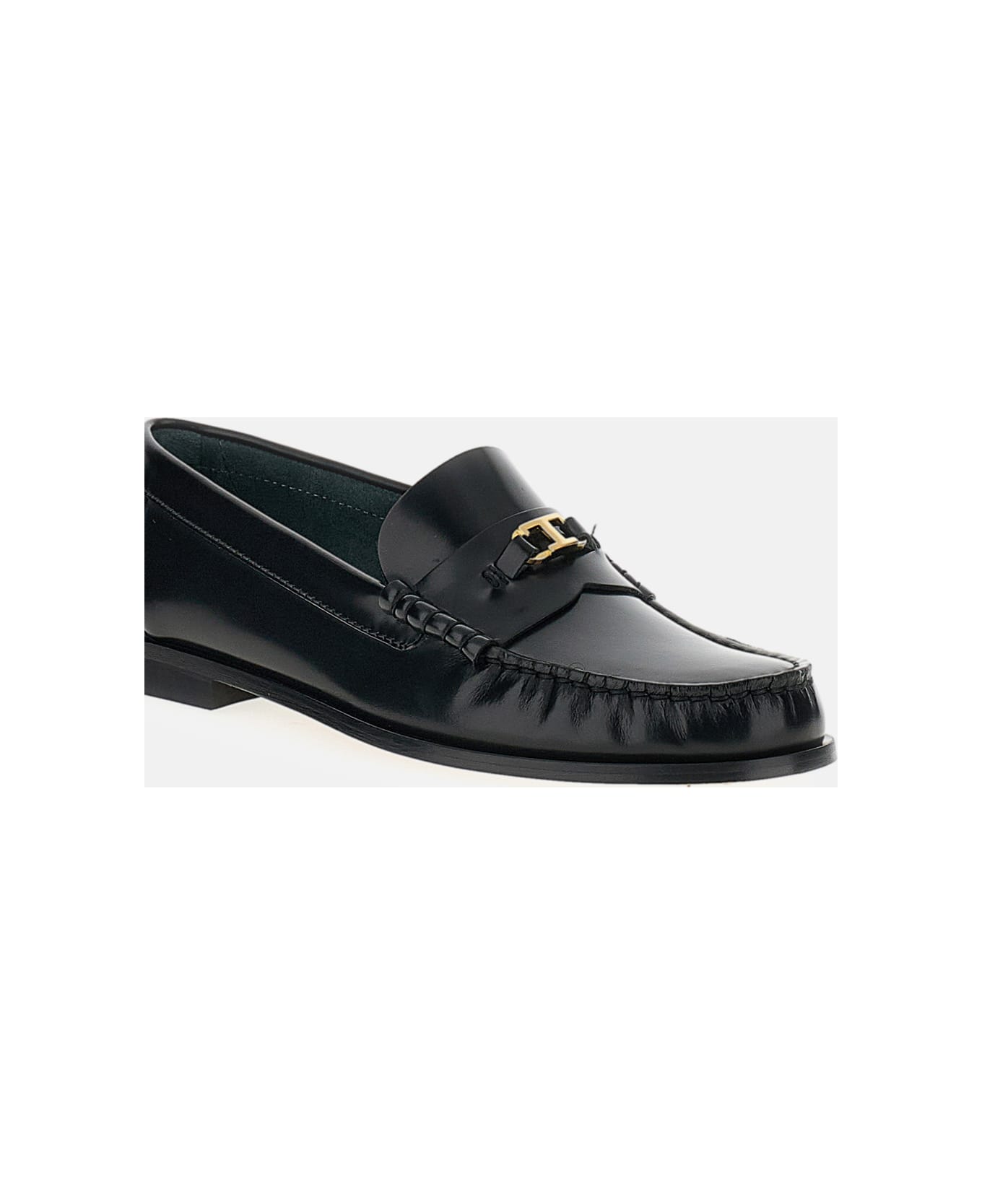 Tod's Leather Loafers - Black