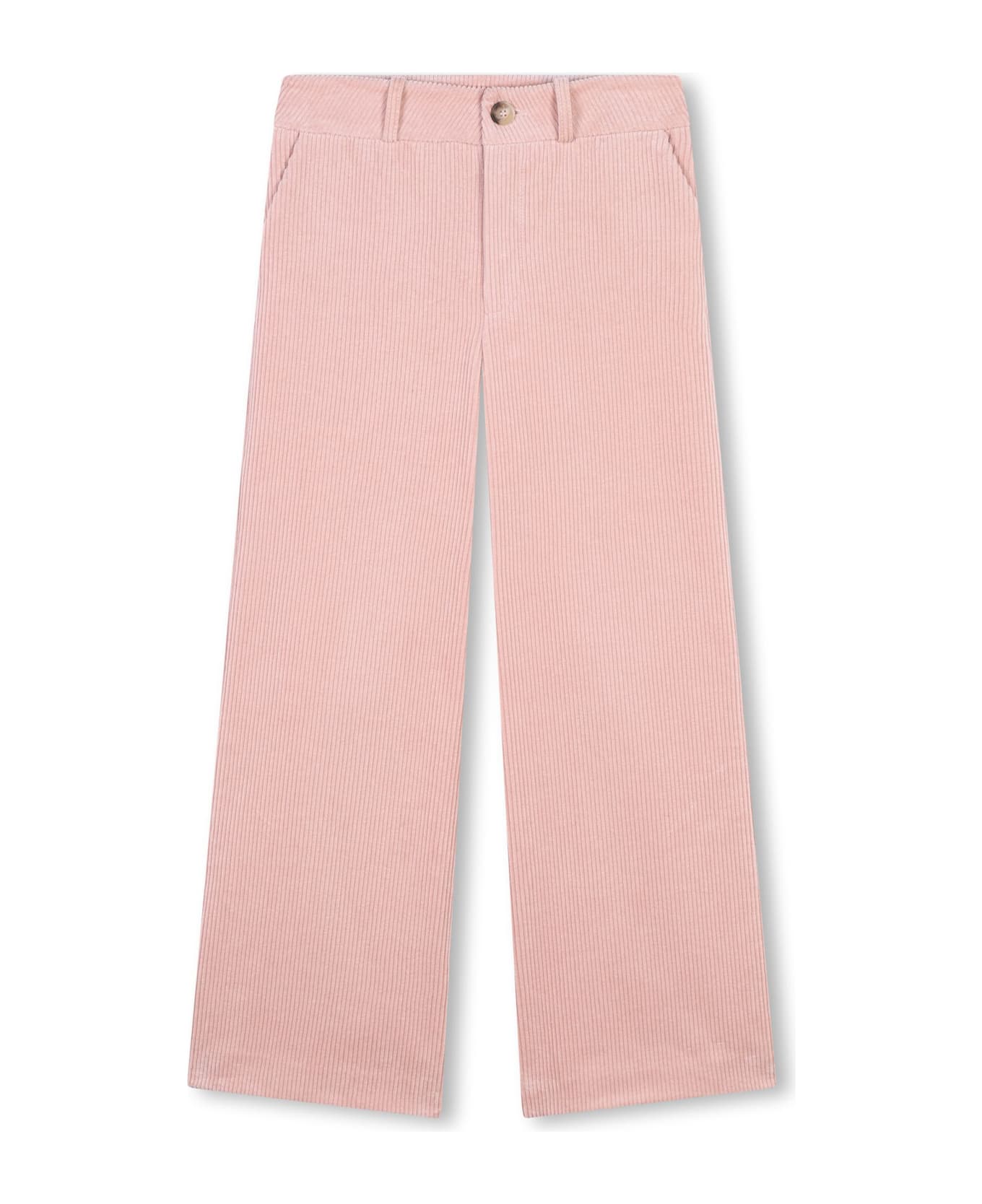 Chloé Ribbed Trousers - Pink