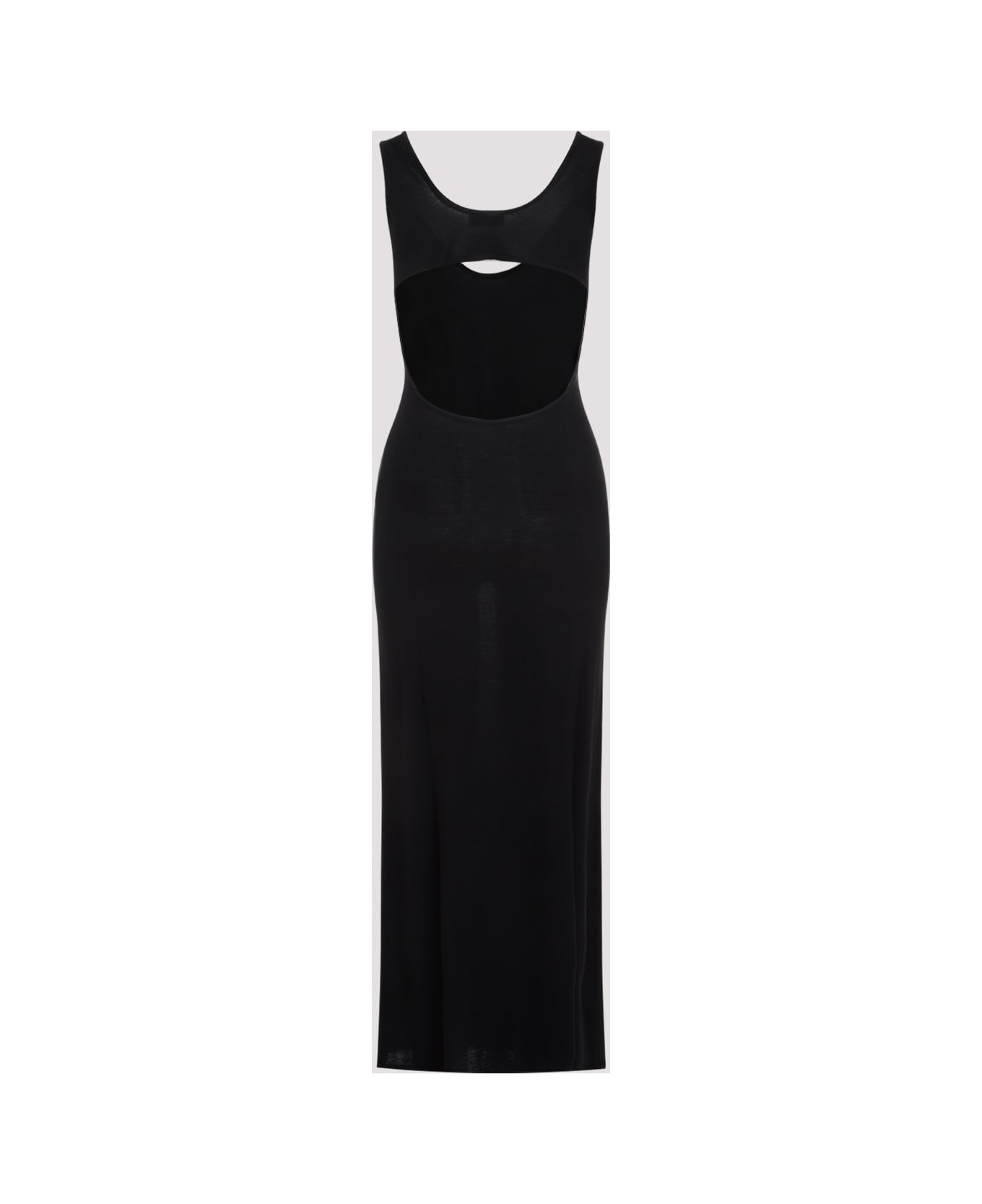 Saint Laurent Wool Tank Dress - Noir