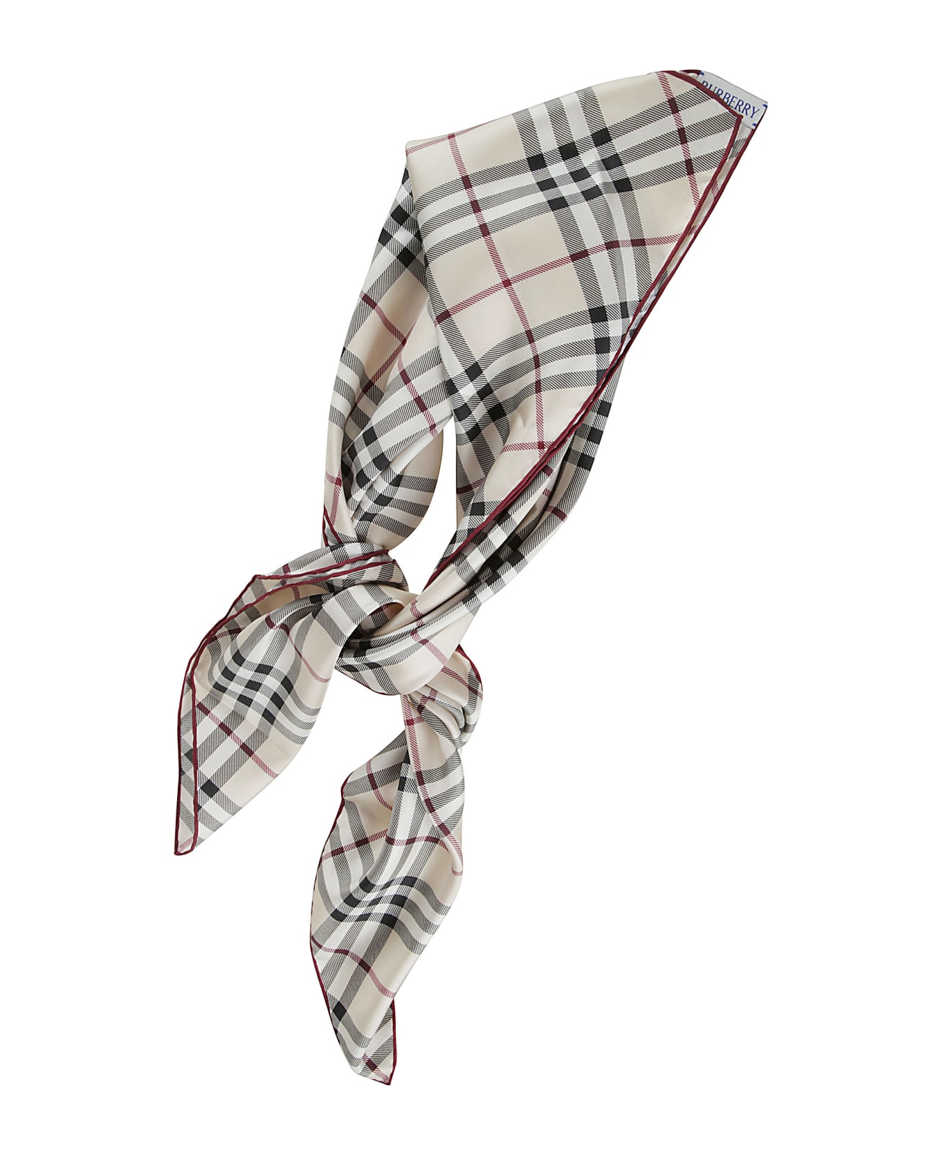Burberry Printed Square Scarf - Stone