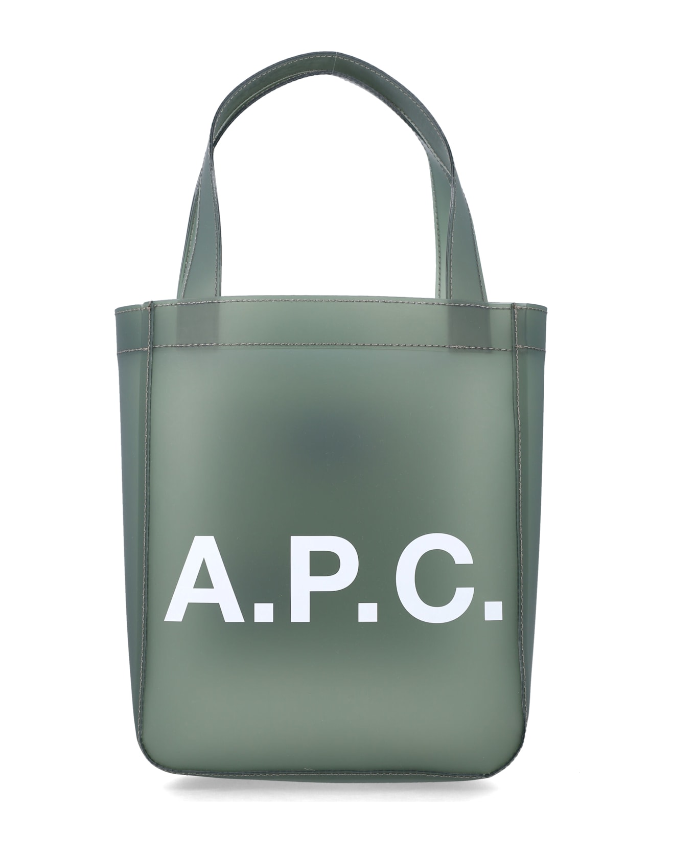 A.P.C. Lou Matte Pvc Tote Bag - KHAKI