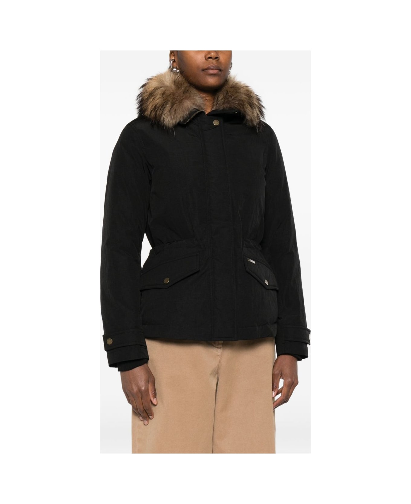 Woolrich Short Down Jacket - Black