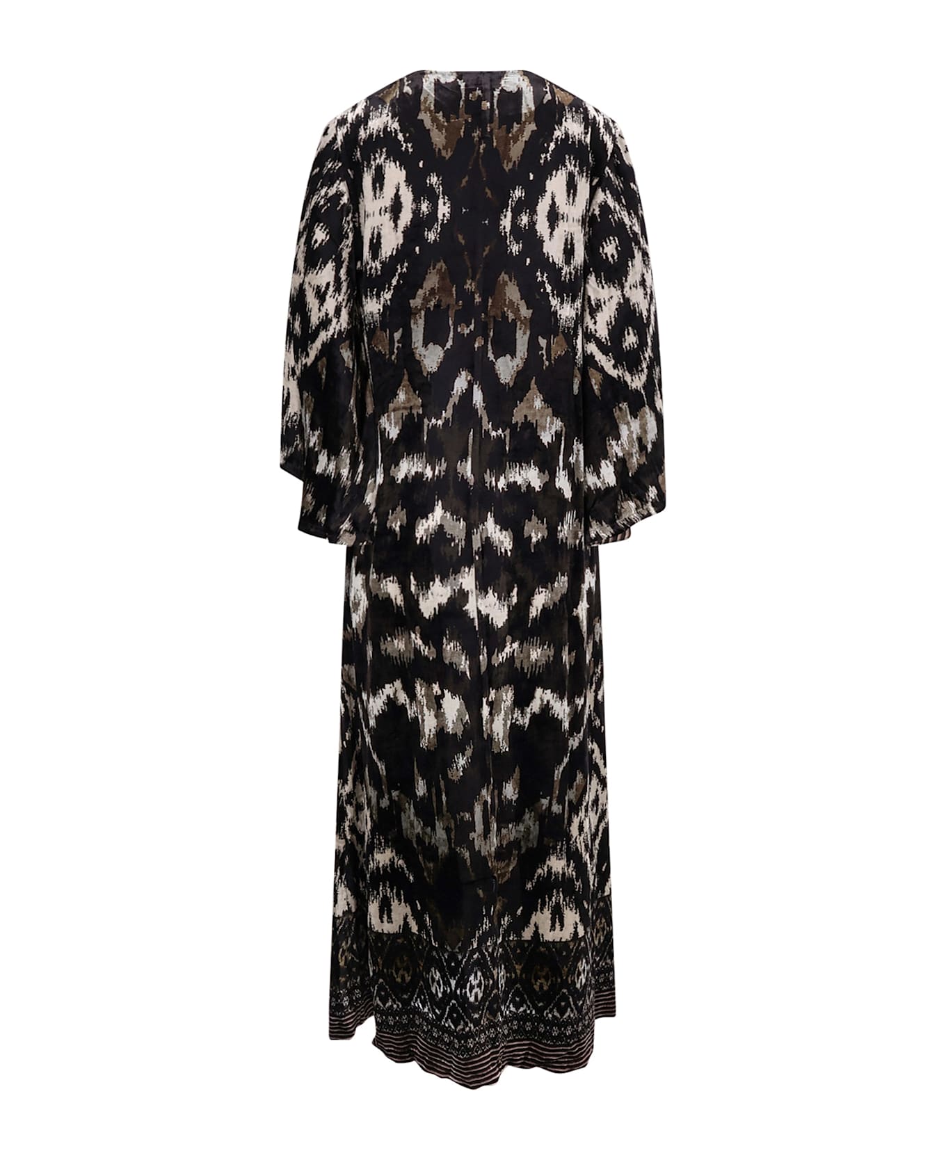Pierre-Louis Mascia Jacquard Velvet Long Dress - MultiColour
