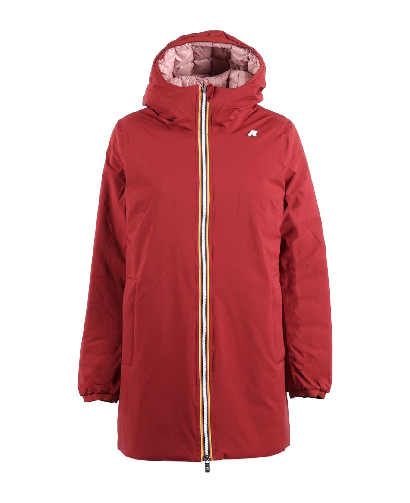 K-Way Sophie St Thermo Double Down Jacket - RED