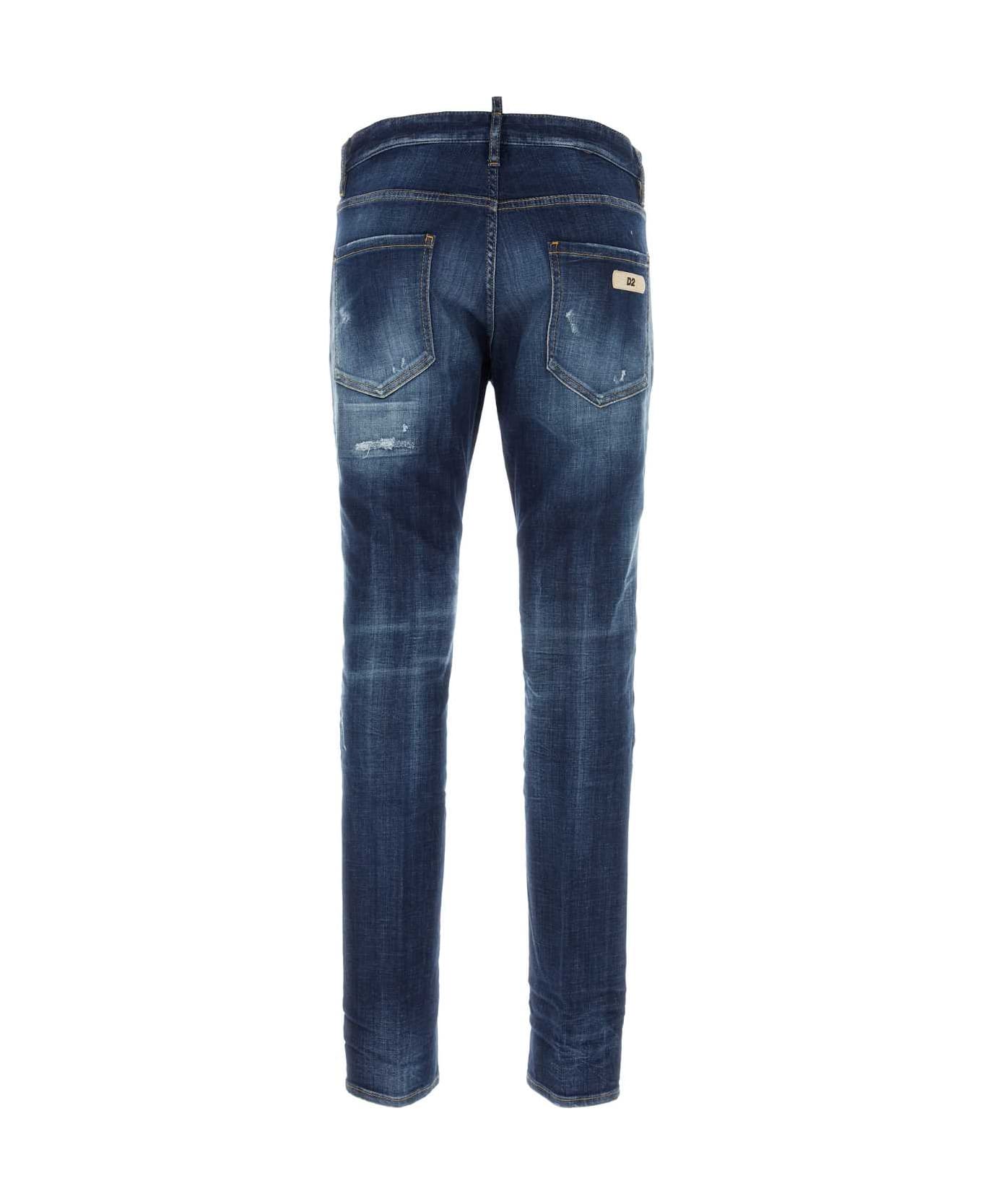 Dsquared2 Stretch Denim Cool Guy Jeans - NAVYBLUE