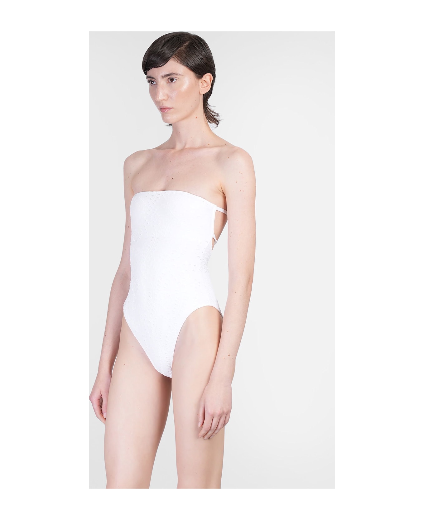 MC2 Saint Barth Kayla Beachwear In White Polyamide - white