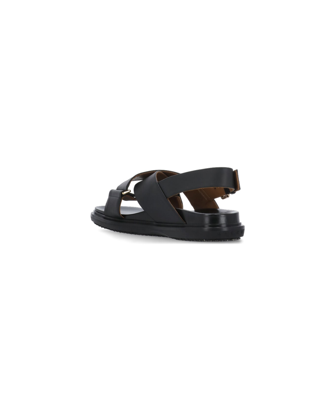 Marni Leather Sandals - Black サンダル