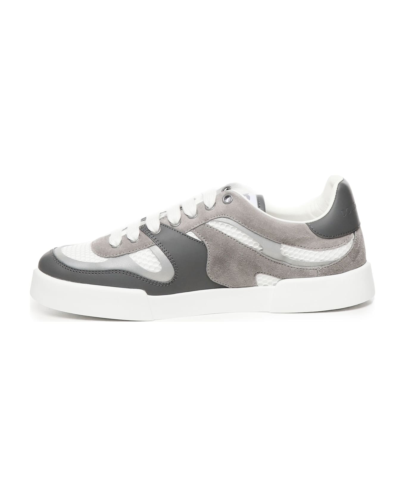 Dolce & Gabbana Strobel Portofino Light Sneaker - WHITE, grey