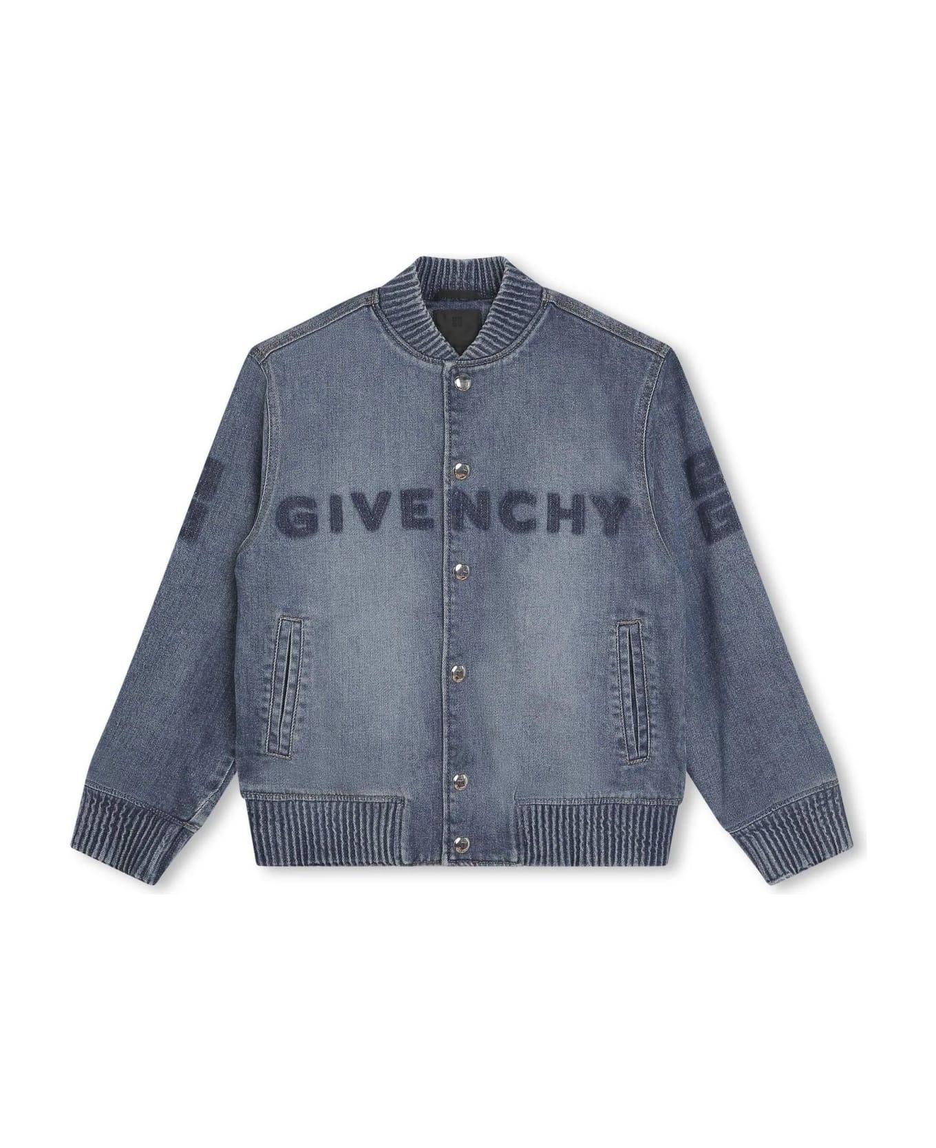 Givenchy Kids Coats Blue - Blue コート＆ジャケット