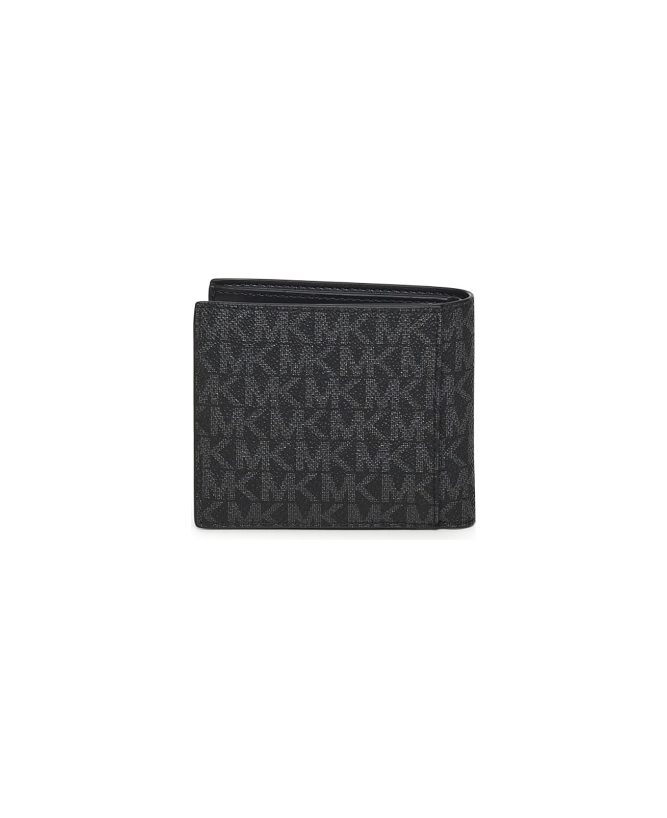 MICHAEL Michael Kors Hudson Signature Logo Wallet - Black