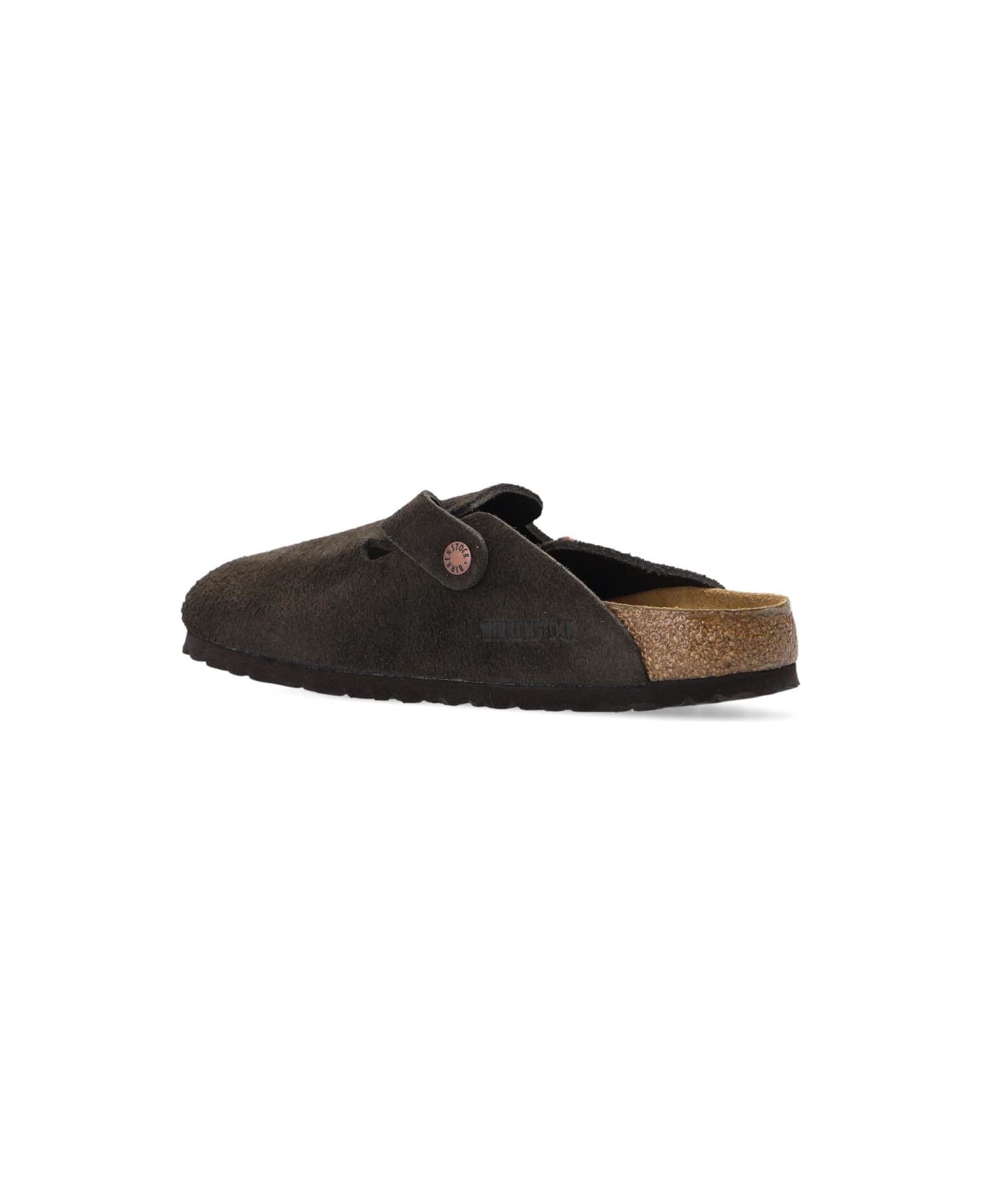 Birkenstock 'boston Bs' Slides - Brown