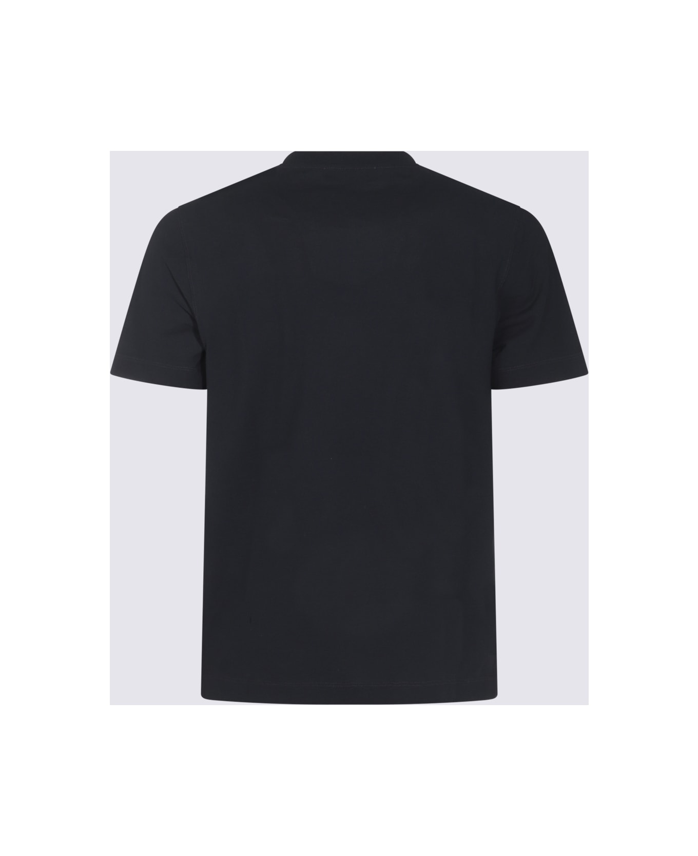 Zanone Blue Cotton T-shirt - BLUE