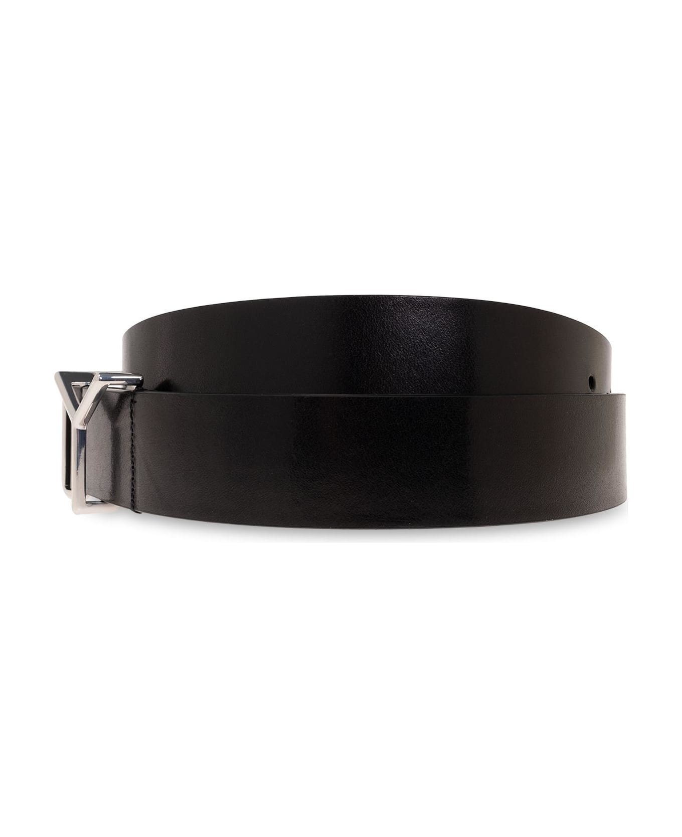 Y/Project Y Project Leather Belt - BLACK