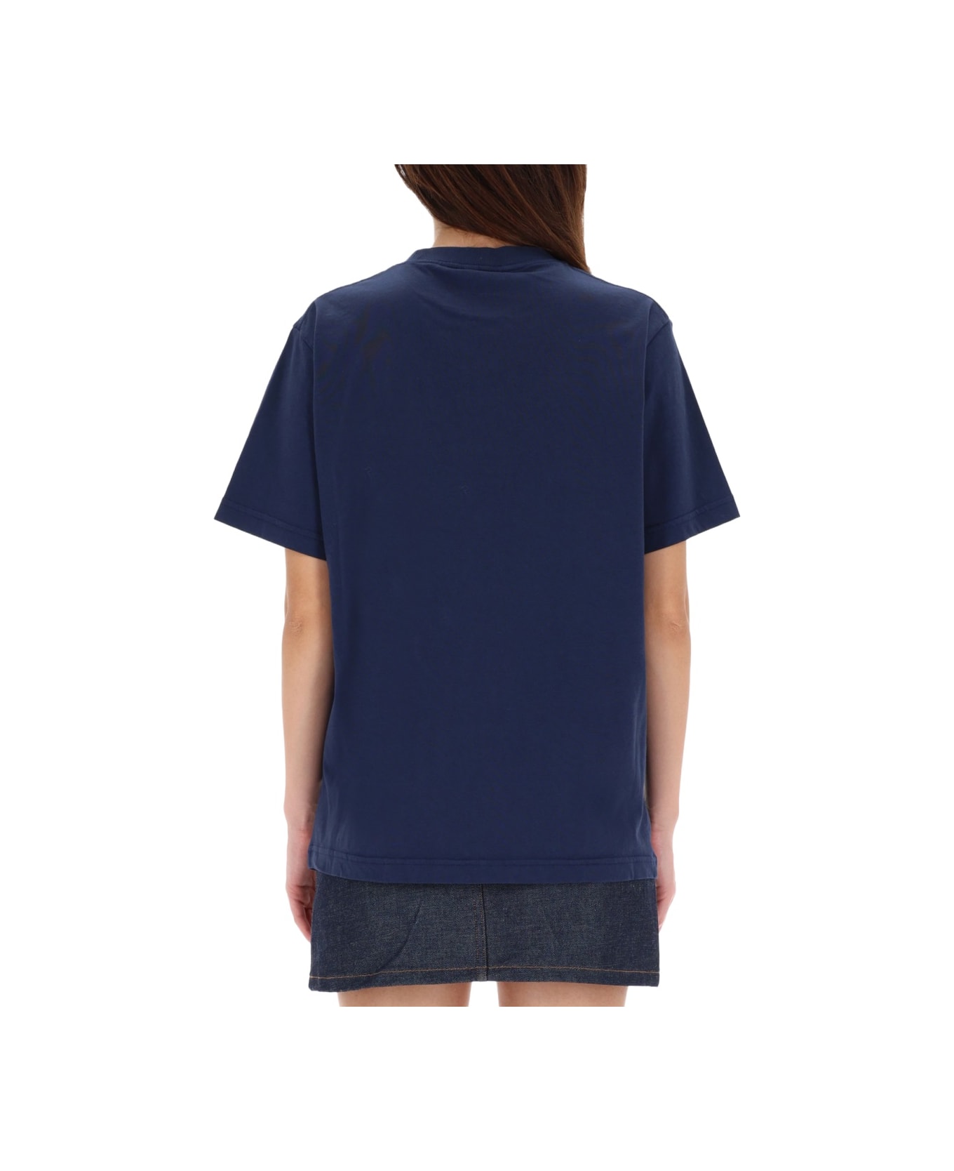 Autry X Maison Kitsuné Logo T-shirt - BLUE