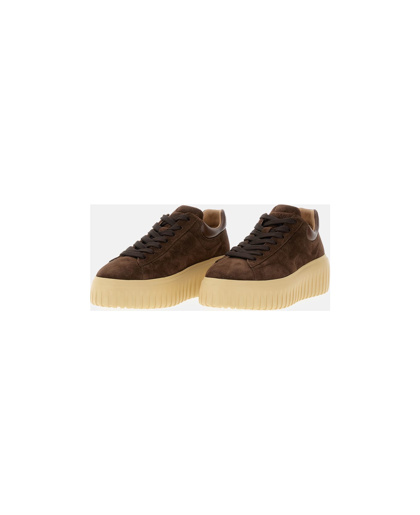 Hogan Sneakers H-stripes - Brown