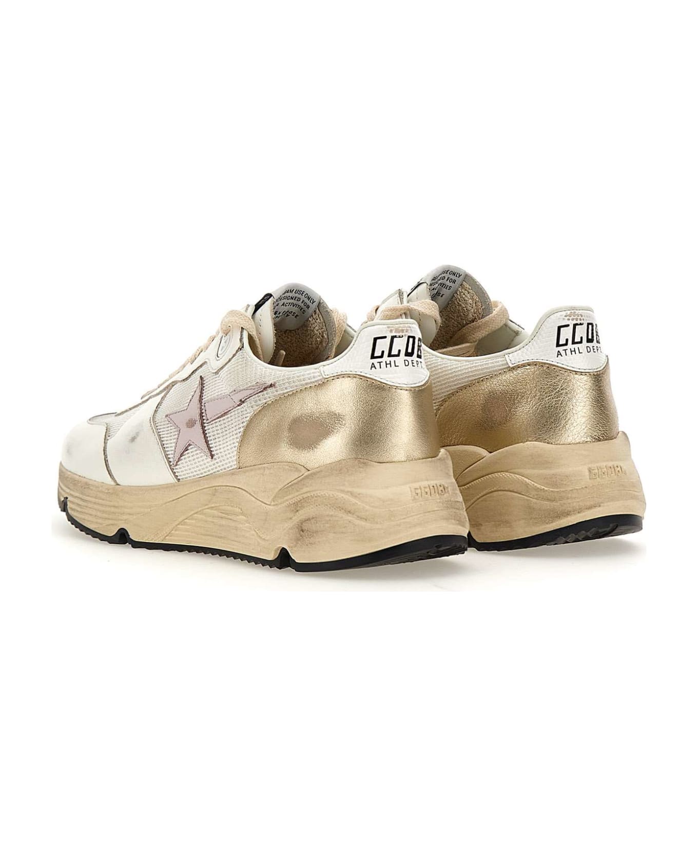 Golden Goose 'ball Star' Leather Sneakers - Bianco