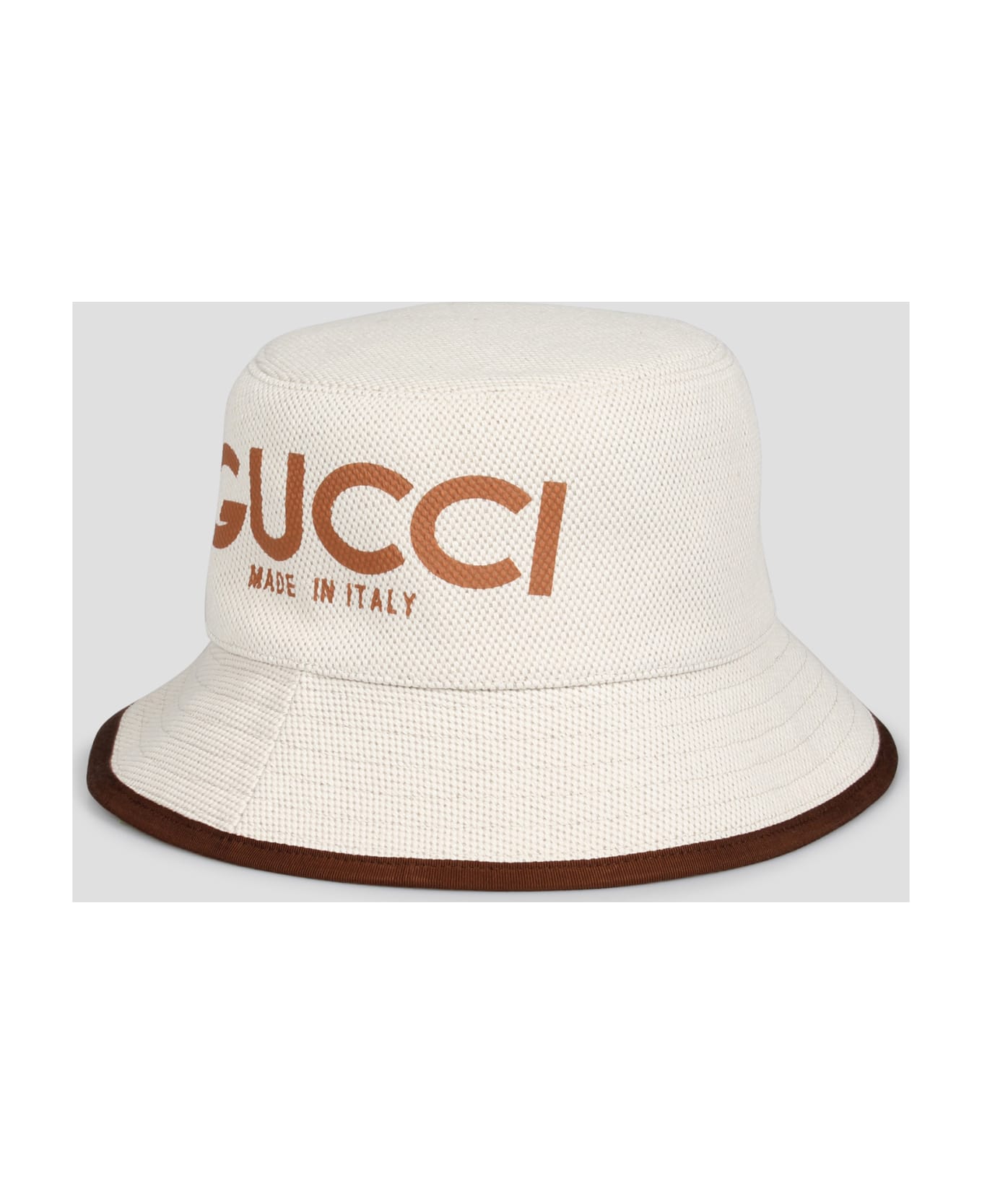 Gucci Print Bucket Hat - White