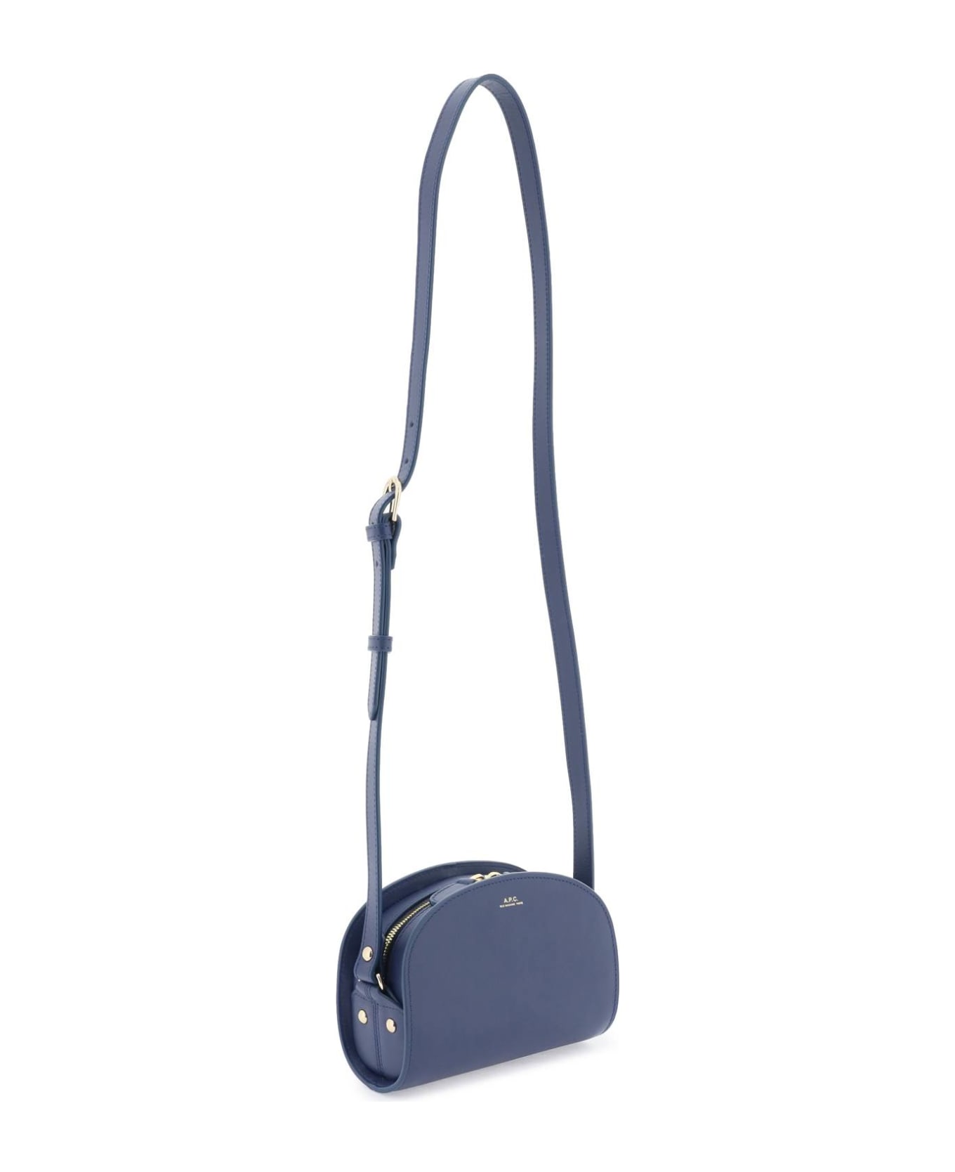 A.P.C. Demi-lune Mini Crossbody Bag - BLEU NUIT (Blue) ショルダーバッグ