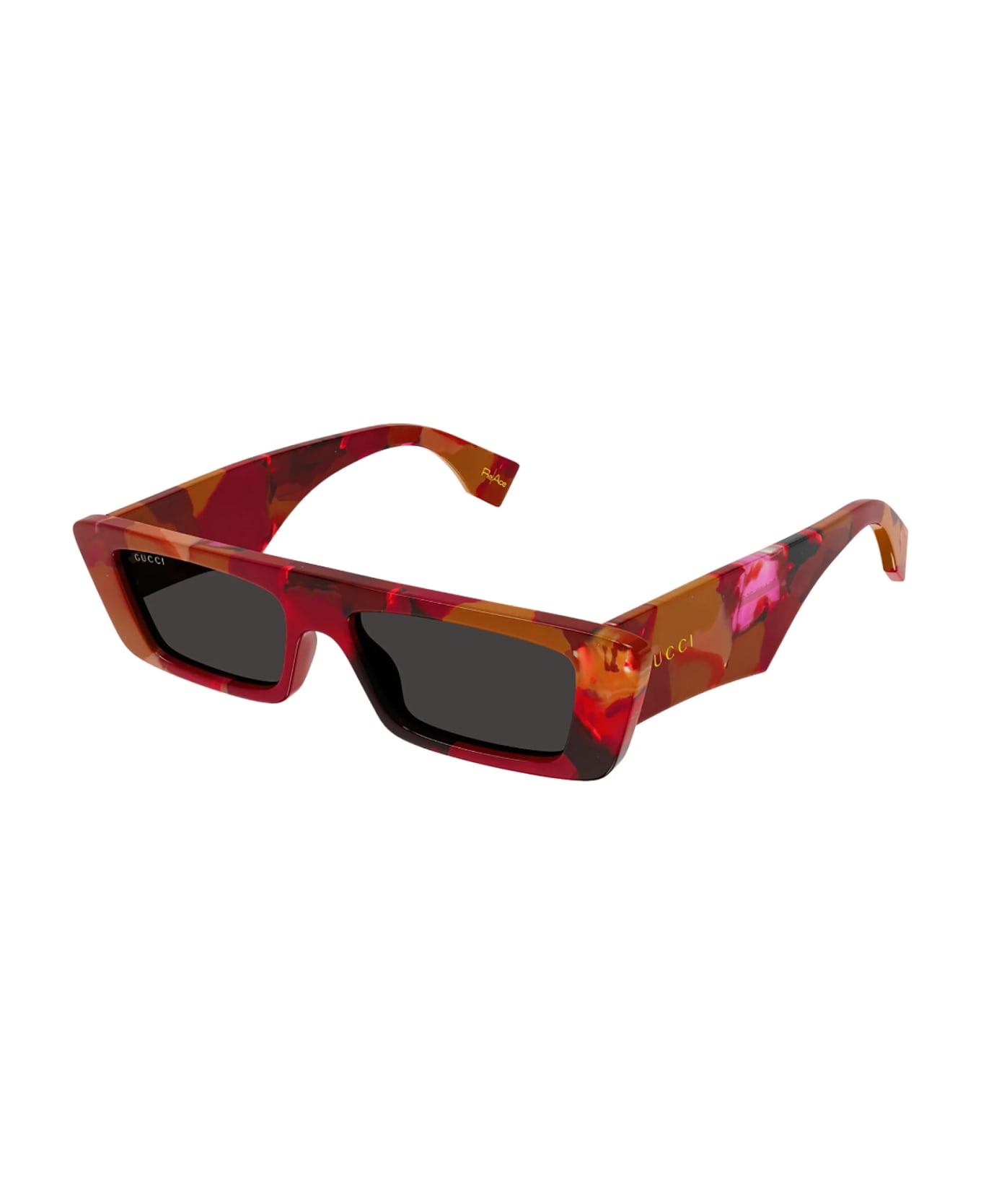 Gucci Eyewear GG1625S Sunglasses - Red Red Grey サングラス