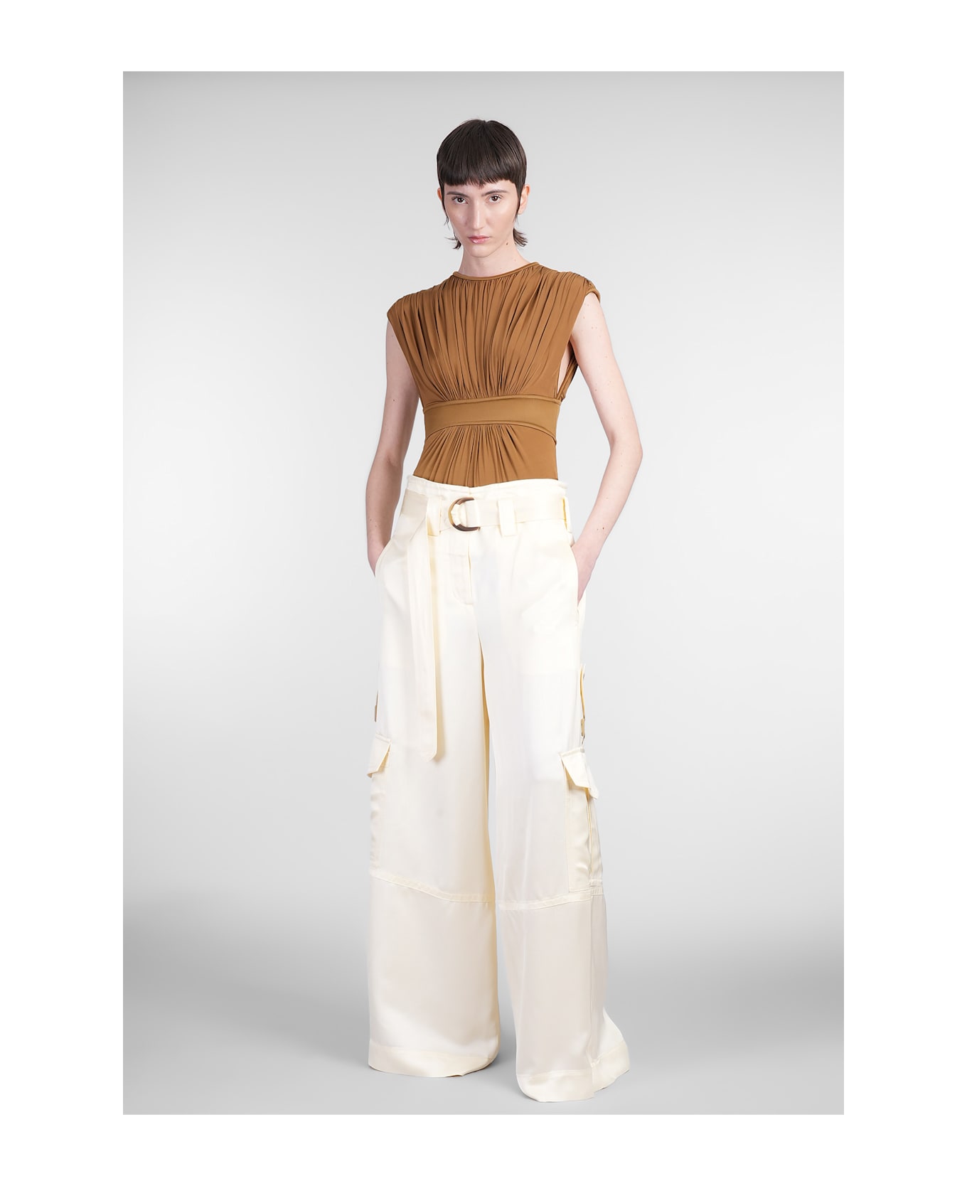 Zimmermann Pants In Yellow Viscose - yellow