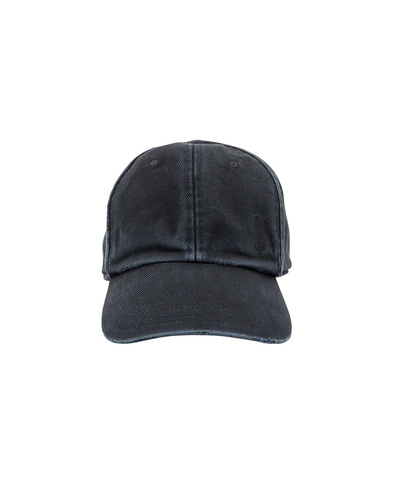 Saint Laurent Baseball Cap - Black 帽子