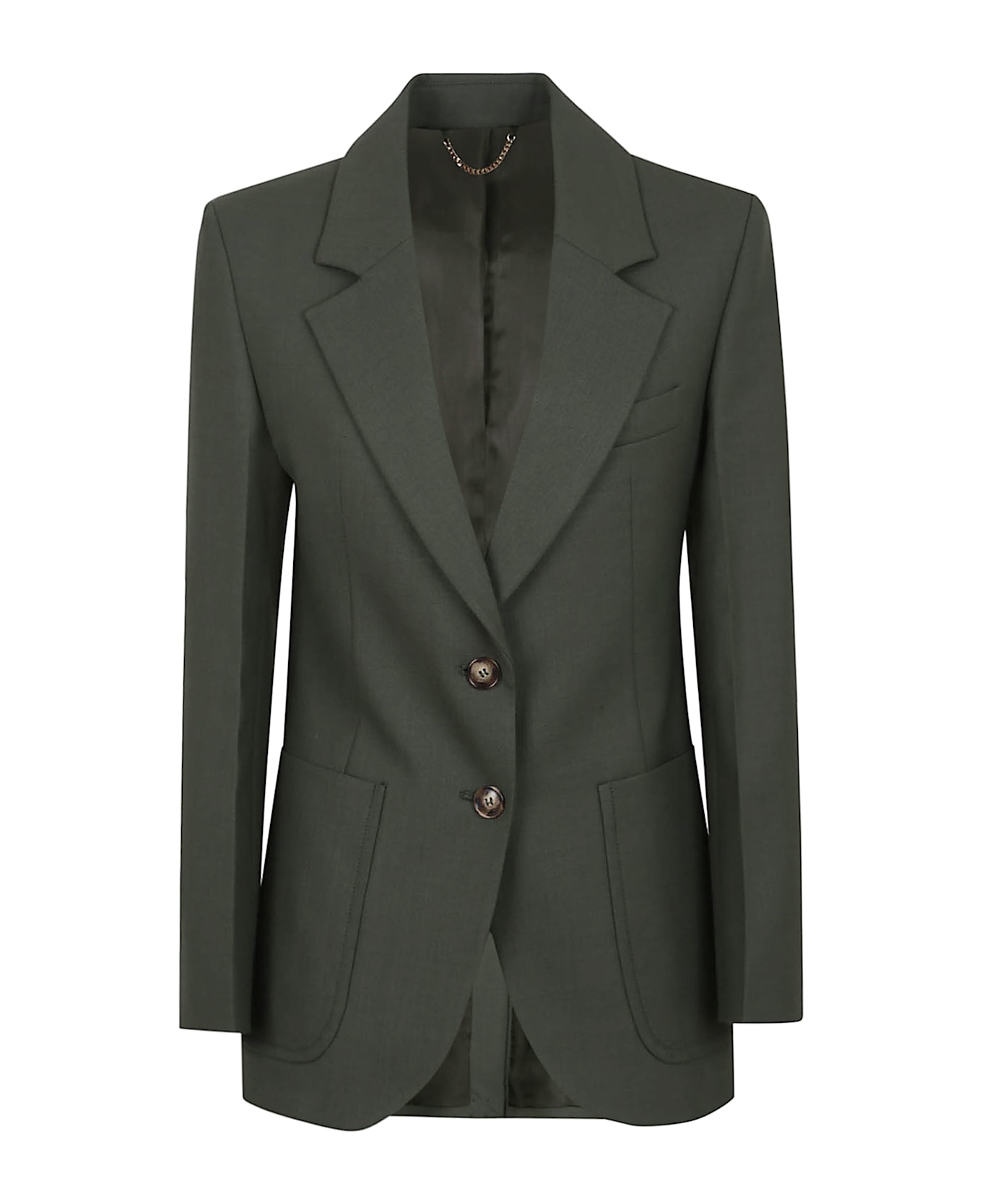 Victoria Beckham Patch Pocket Jacket - Oregano