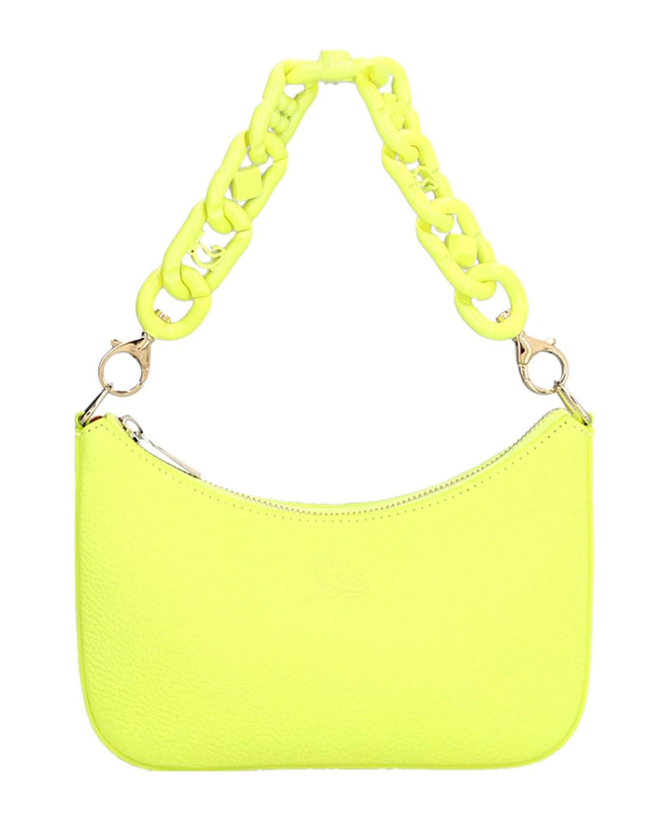 Christian Louboutin 'loubila Chain Mini' Shoulder Bag - Yellow
