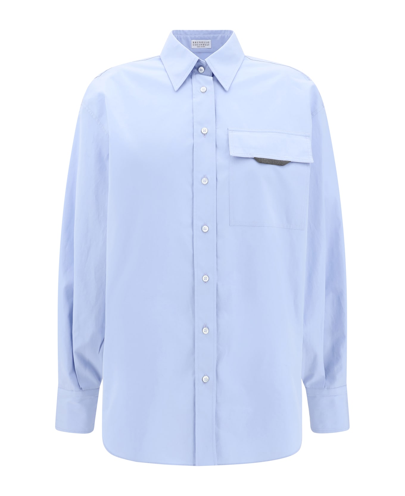 Brunello Cucinelli Shirt With Iconic Jewelry Detail