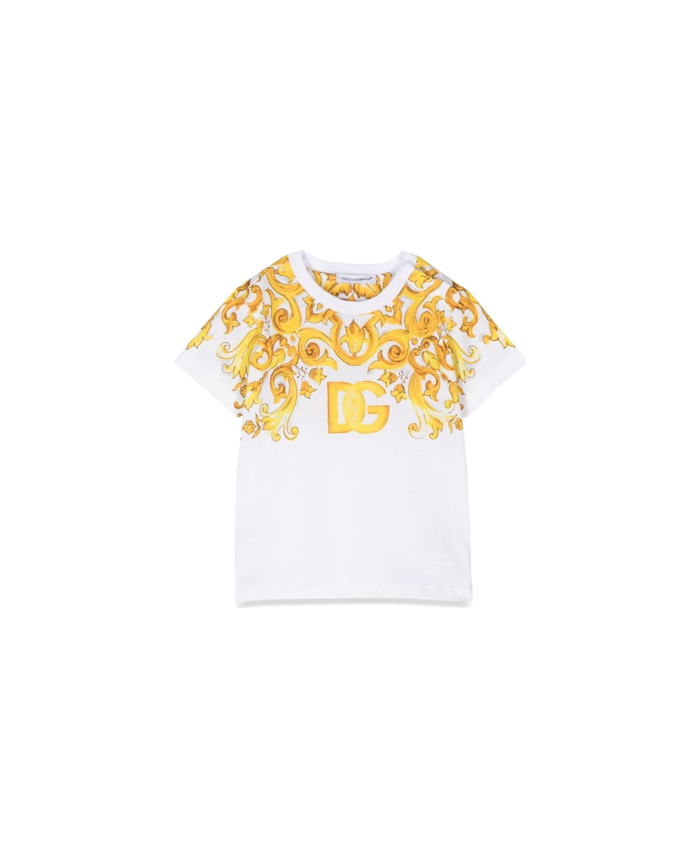 Dolce & Gabbana Short Sleeve T-shirt - YELLOW Tシャツ＆ポロシャツ