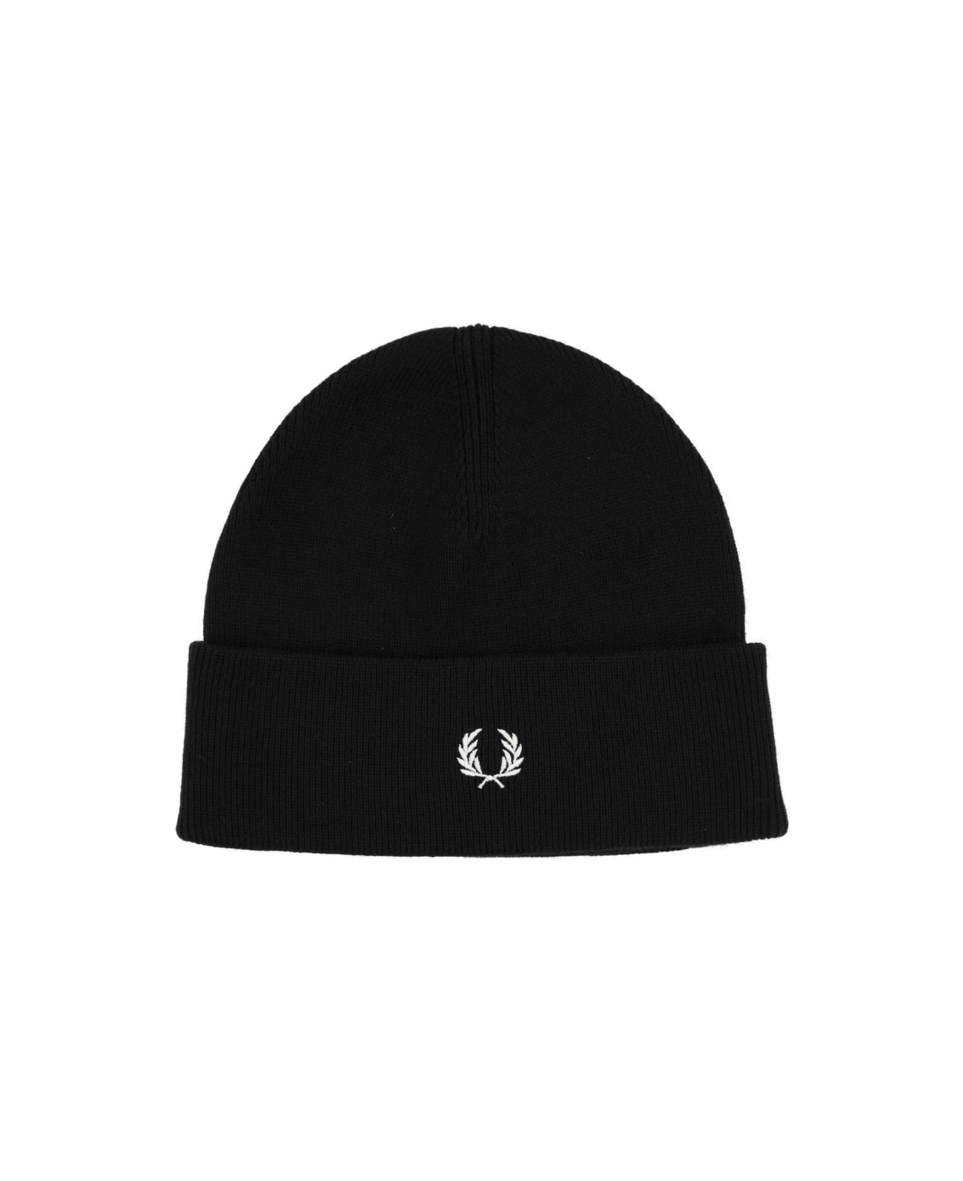 Fred Perry Cap With Logo - BLACK