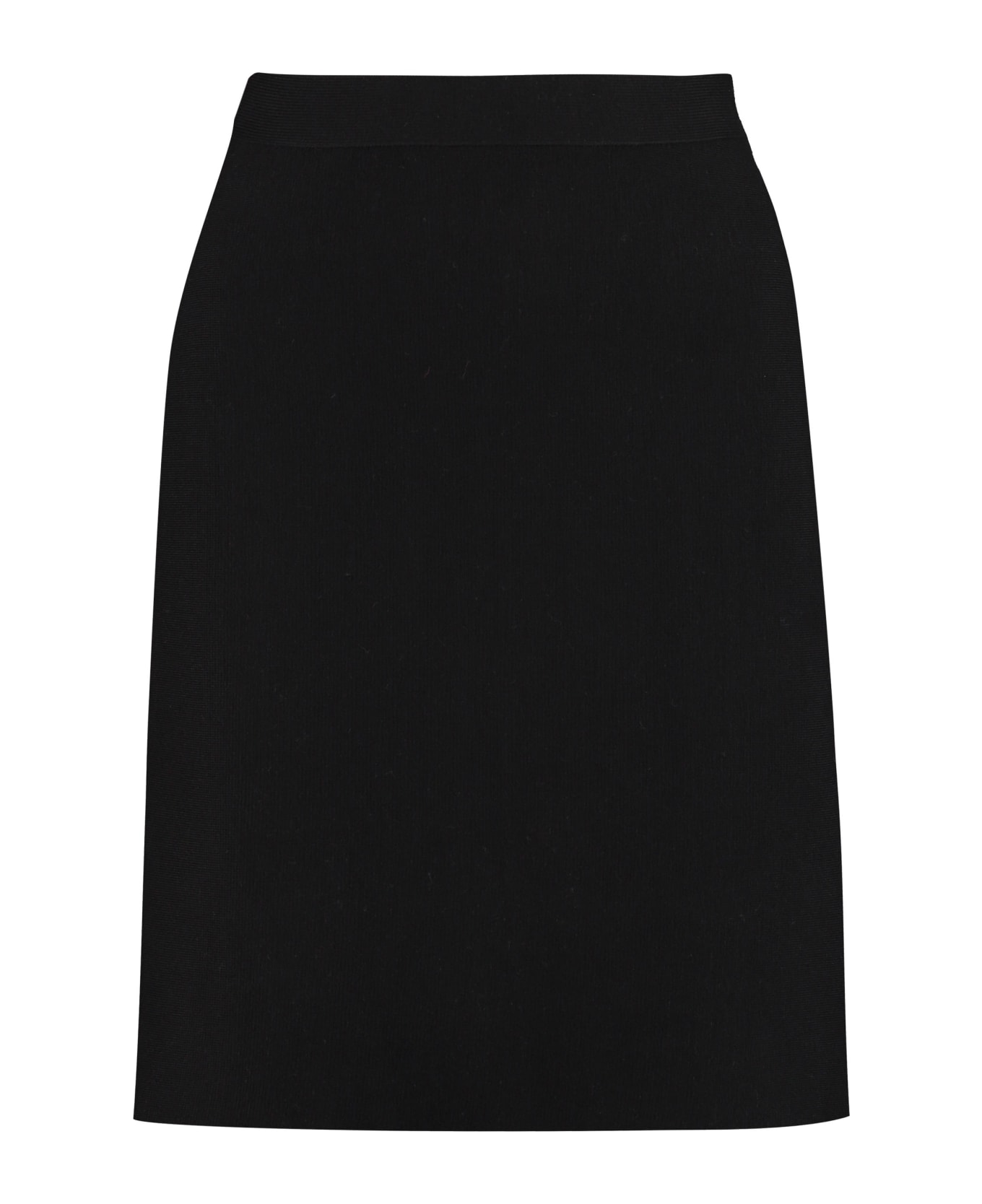 Bottega Veneta Knitted Mini Skirt - black
