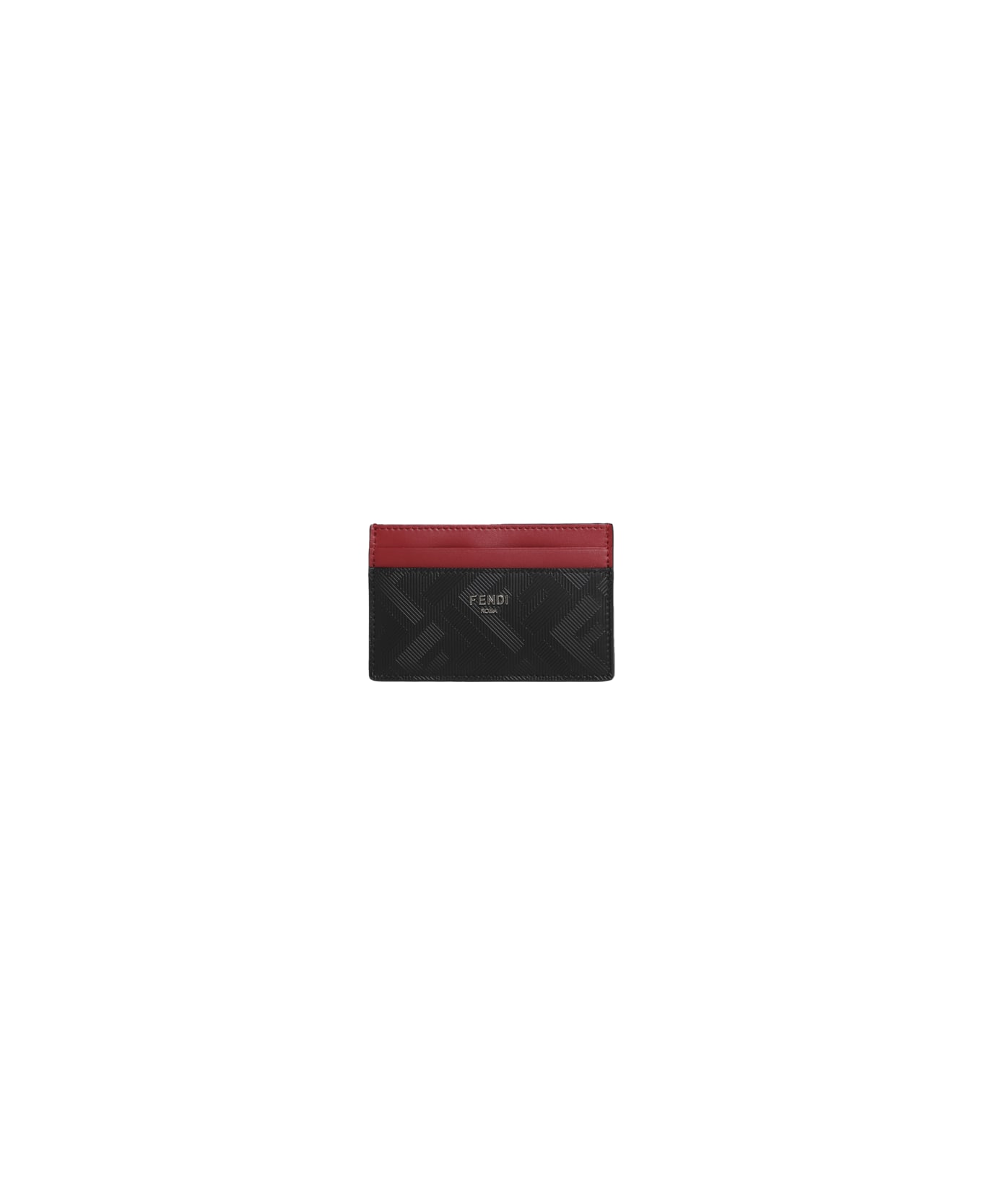 Fendi Logo Cardholder - Black