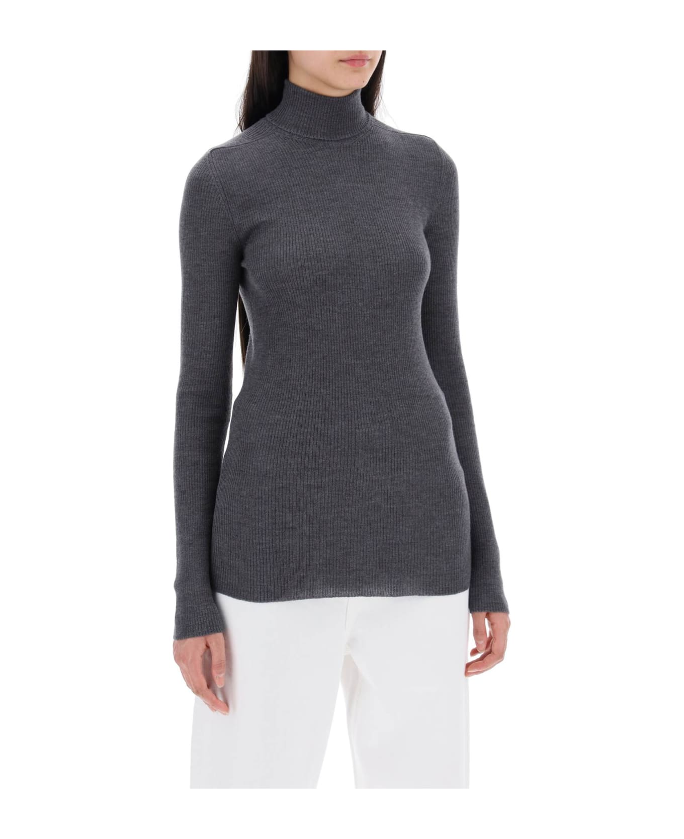 WARDROBE.NYC Merino Wool Dolcev - CHARCOAL (Grey)